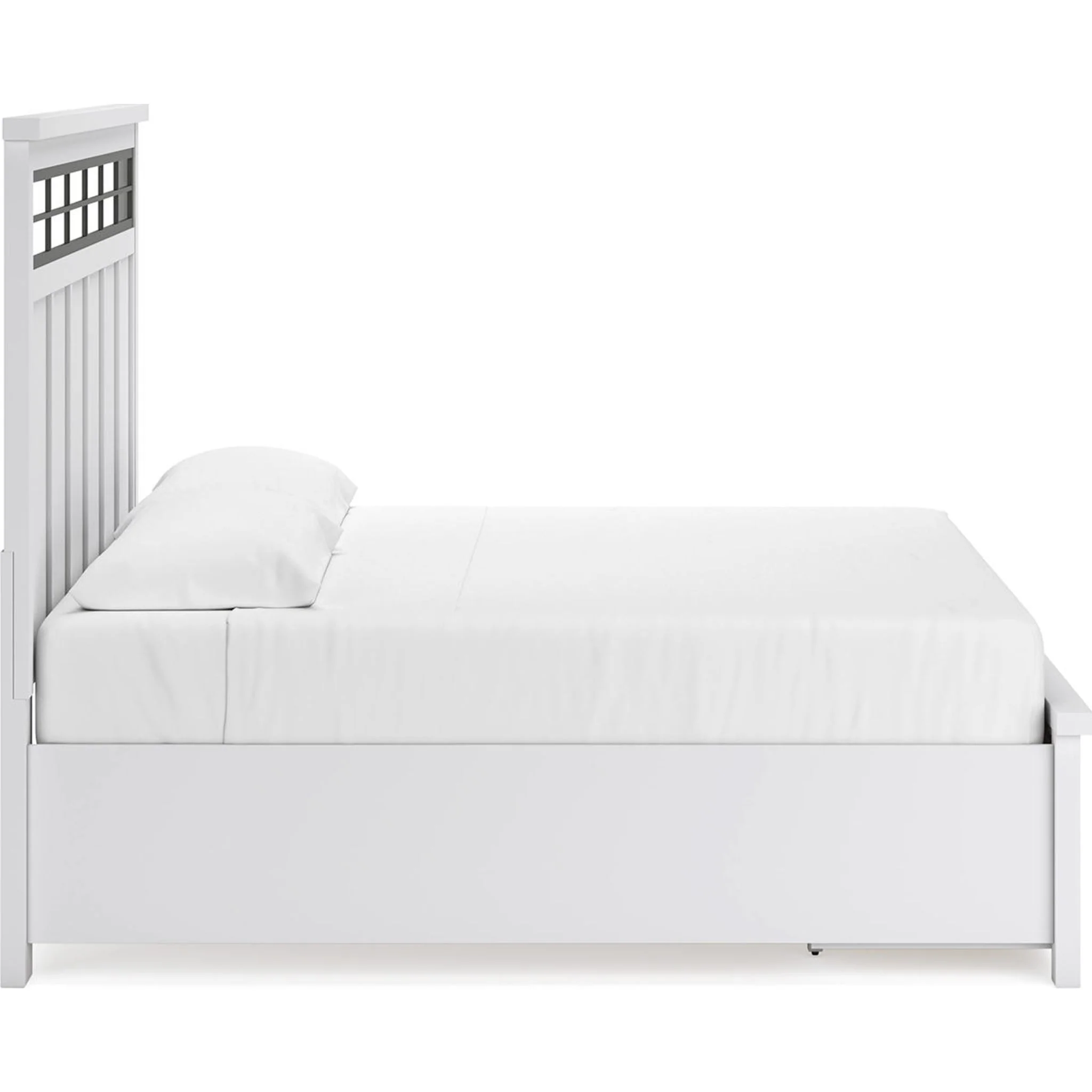 Ashbryn 6 Piece King Storage Bedroom - White/Natural - Image 16
