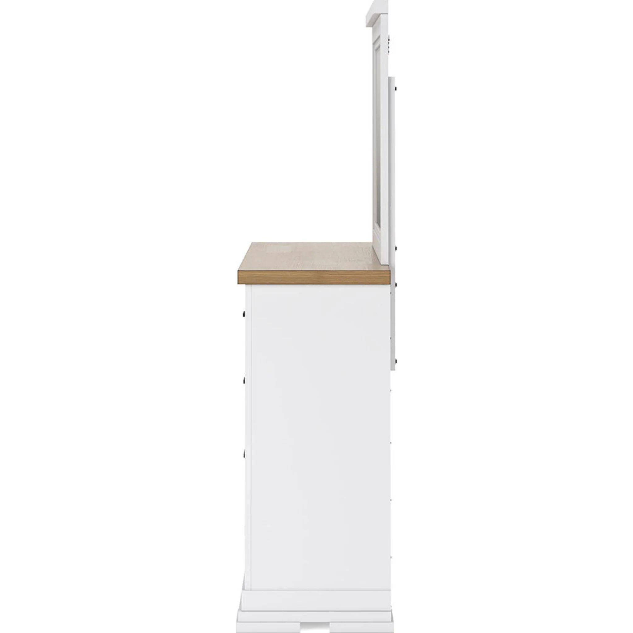 Ashbryn 6 Piece King Storage Bedroom - White/Natural - Image 7