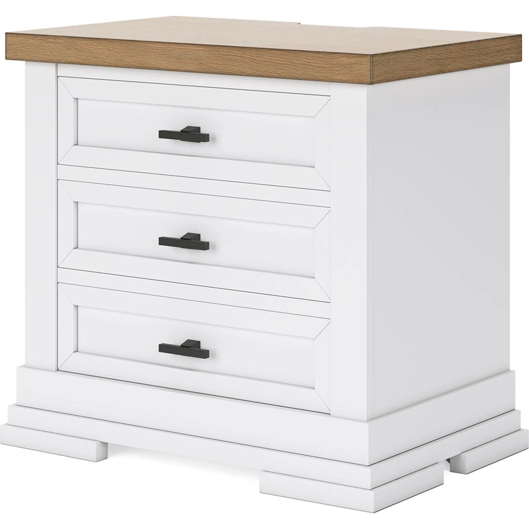 Ashbryn 6 Piece Queen Storage Bedroom - White/Natural - Image 17