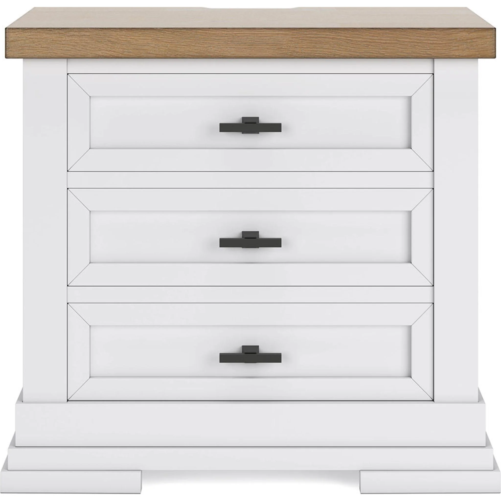 Ashbryn 6 Piece Queen Storage Bedroom - White/Natural - Image 22