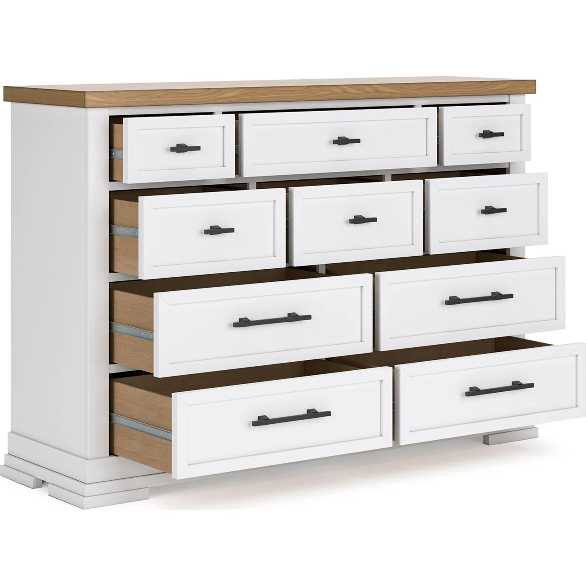 Ashbryn Dresser - White/Natural - Image 4