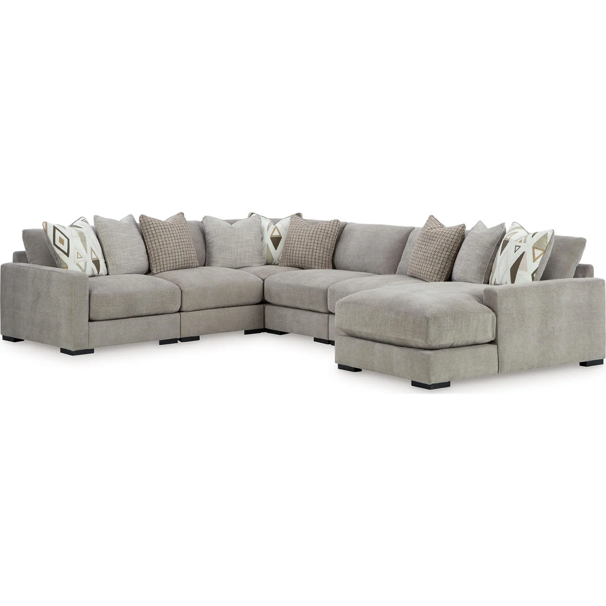 Aslan Court 6 Piece Sectional with Chaise