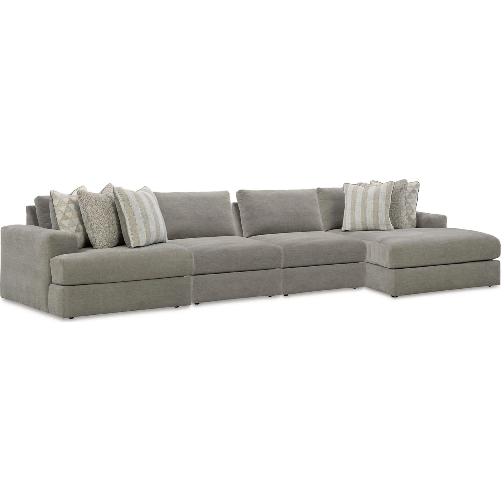 Avaliyah 4 Piece Modular Sectional - Ash - Image 2