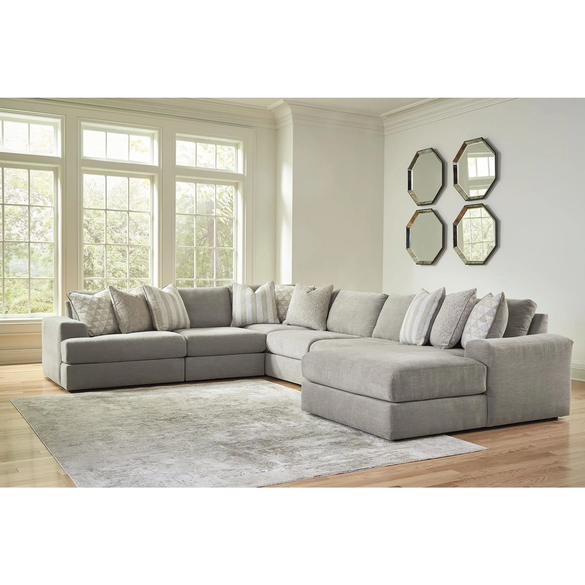Avaliyah 6 Piece Modular Sectional with Chaise - Image 2