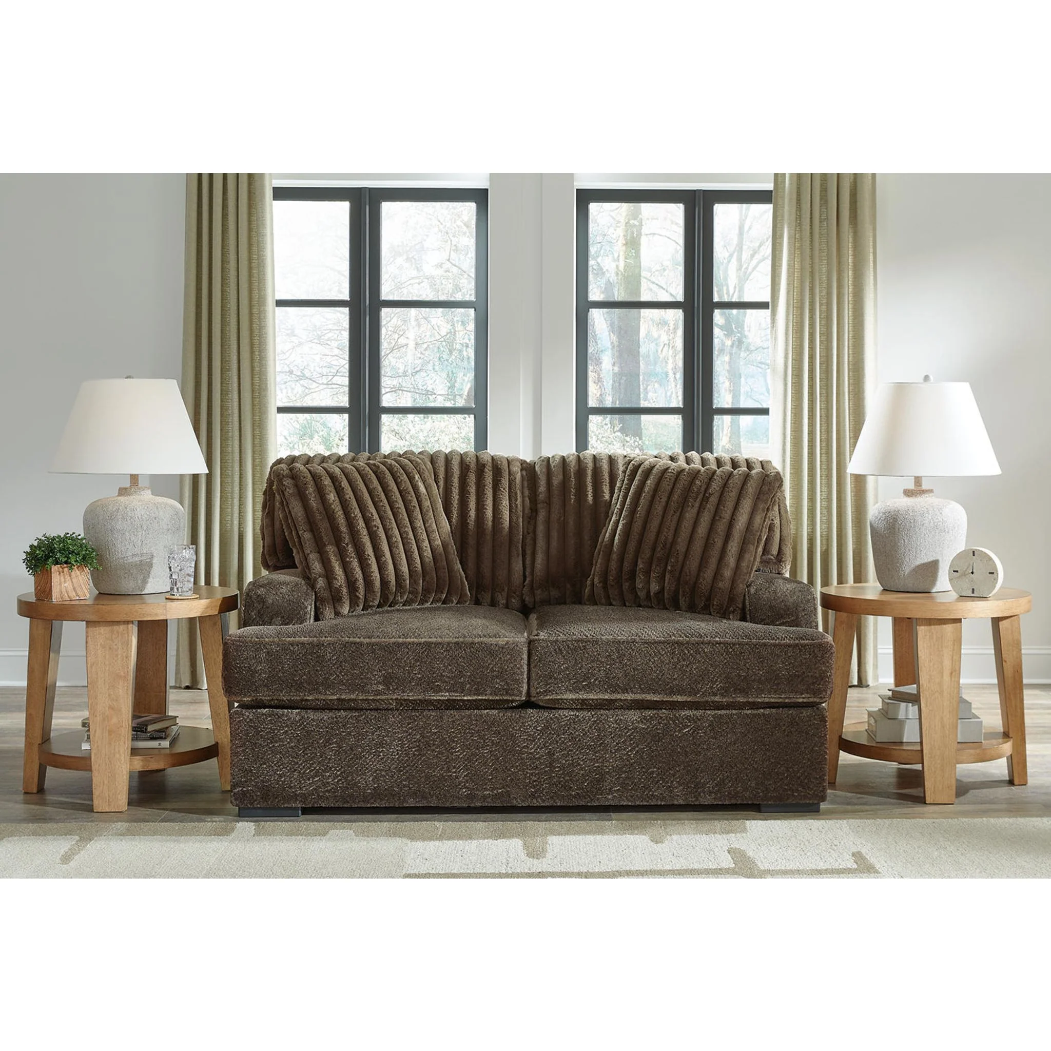 Aylesworth Loveseat - Chocolate - Image 5