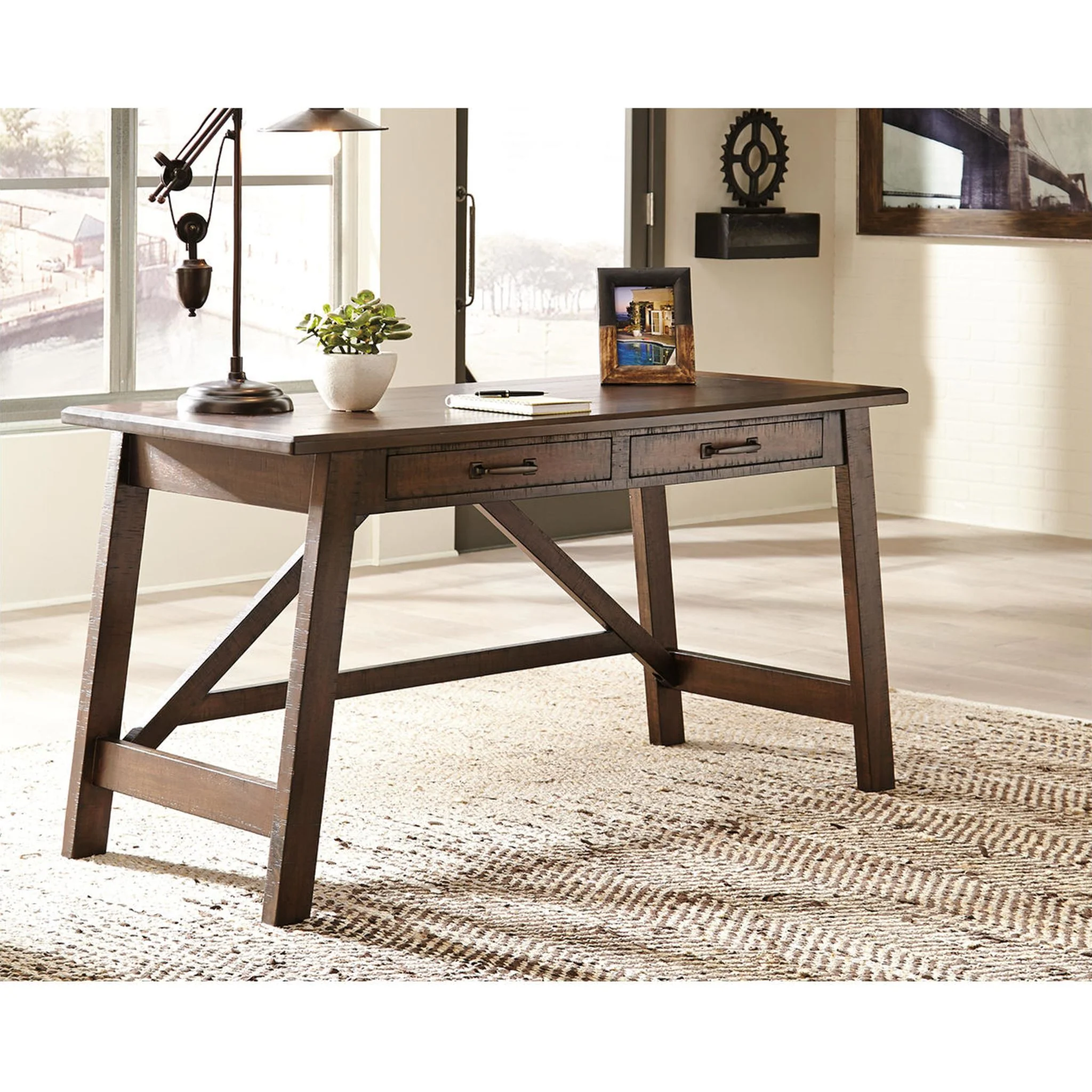 Baldridge Desk - Rustic Brown - Image 32