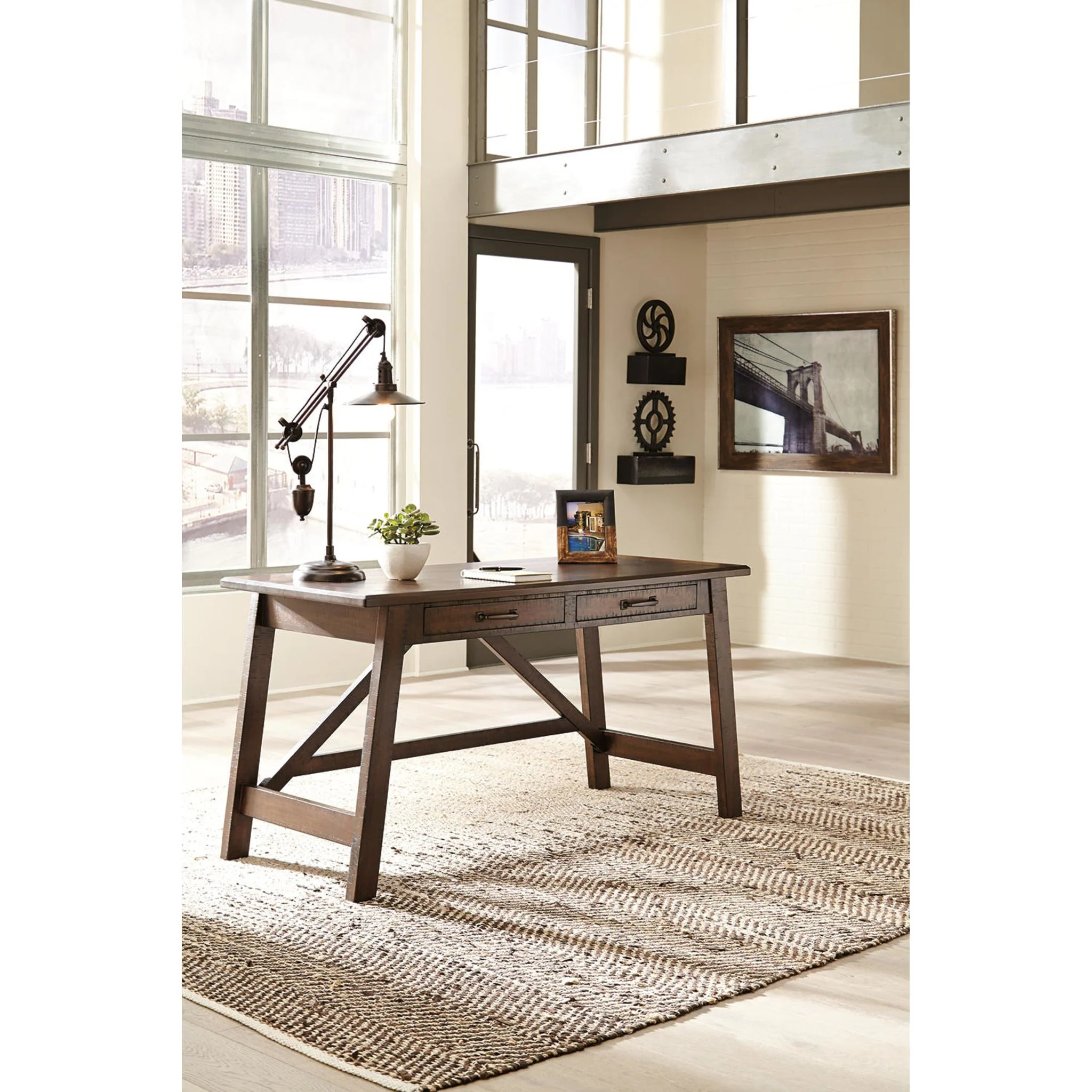 Baldridge Desk - Rustic Brown - Image 35