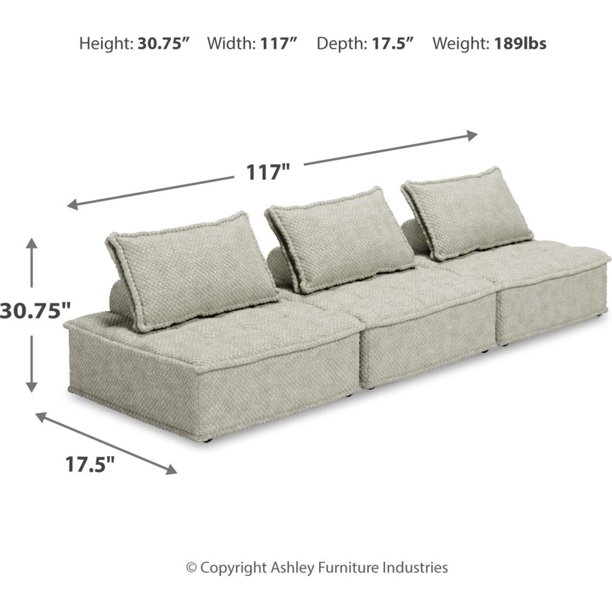 Bales 3 Piece Modular Sectional - Image 21