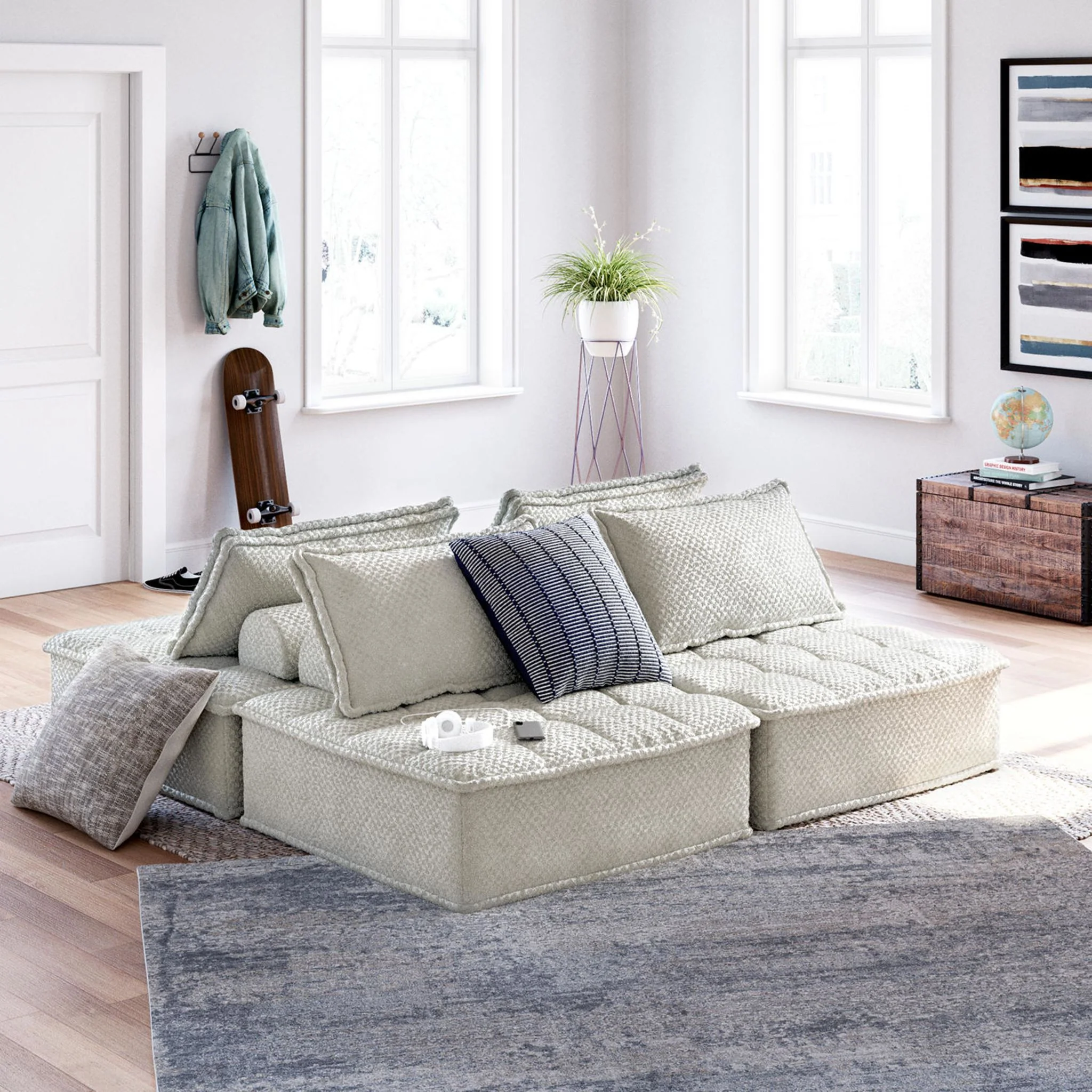 Bales 4 Piece Modular Sectional - Image 21