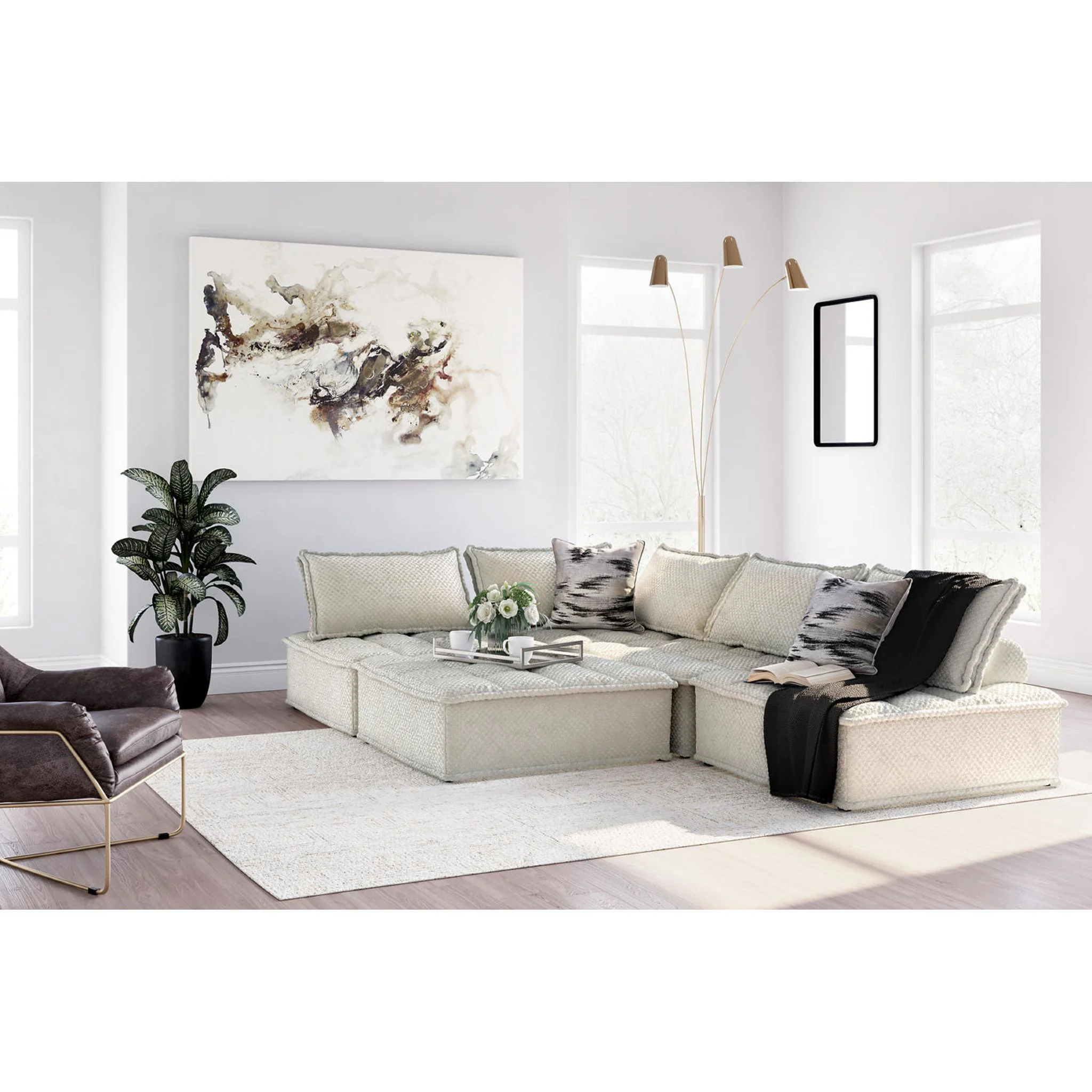 Bales 5 Piece Modular Sectional - Image 42