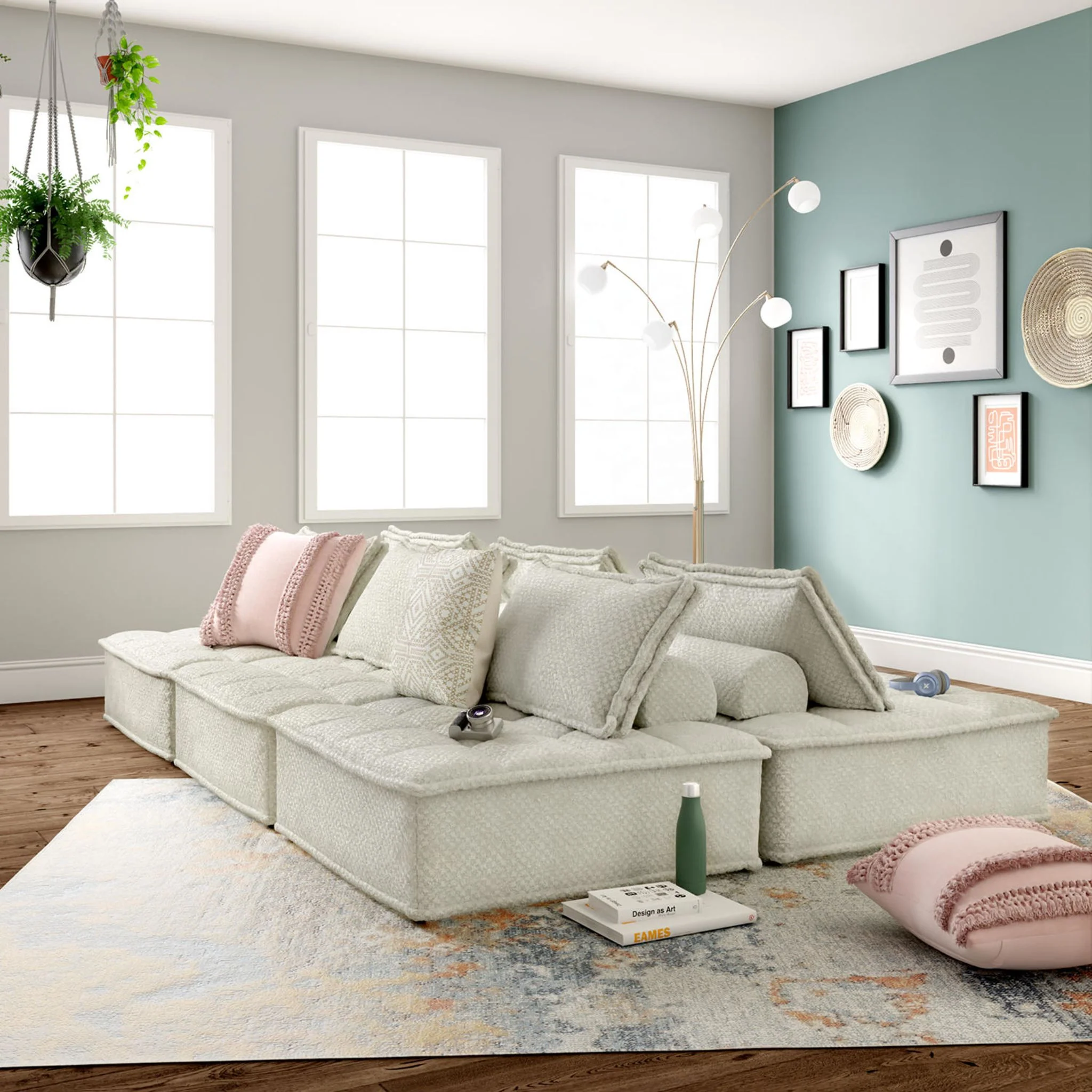 Bales 6 Piece Modular Sectional - Image 53