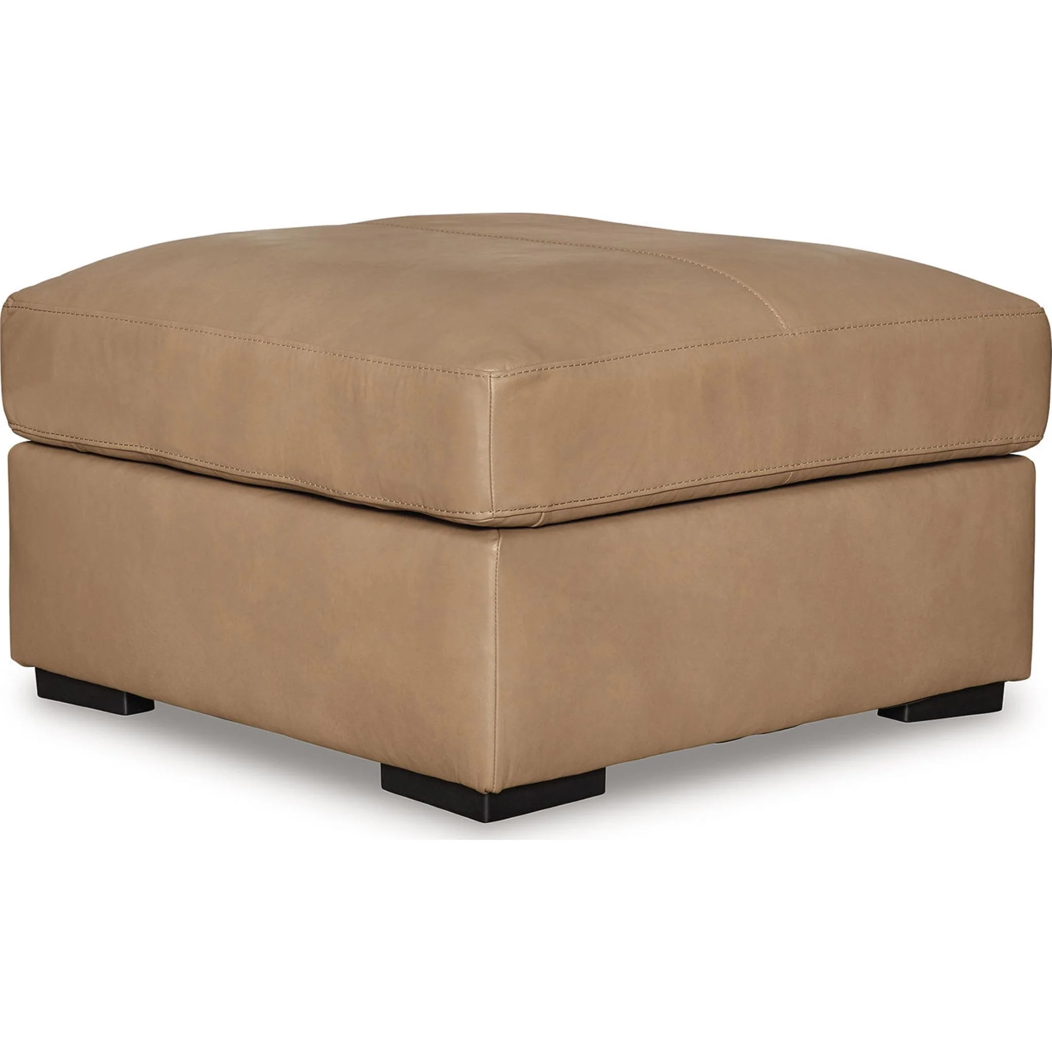 Bandon Oversized Accent Ottoman - Toffee - Image 2
