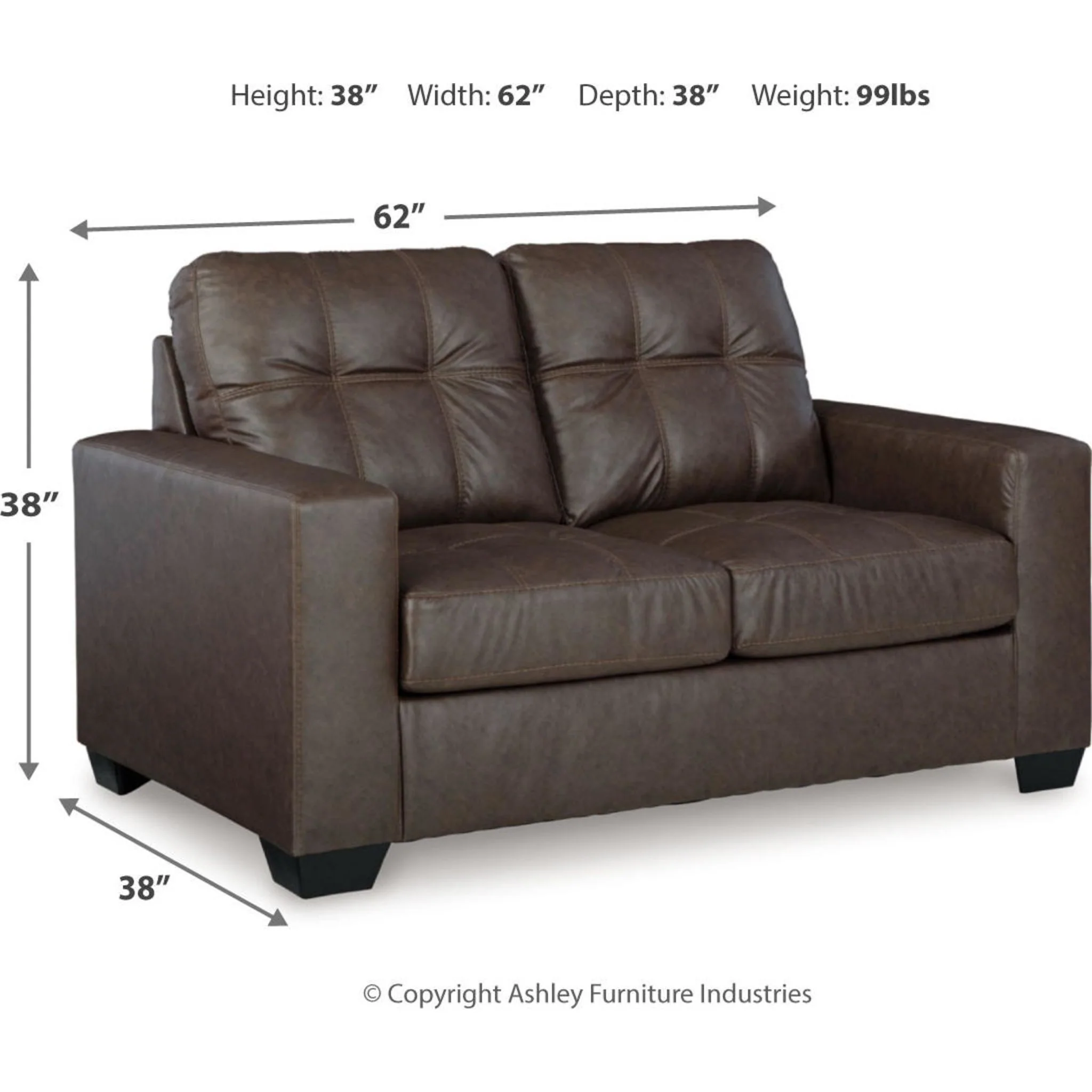 Barlin Mills Loveseat - Image 15