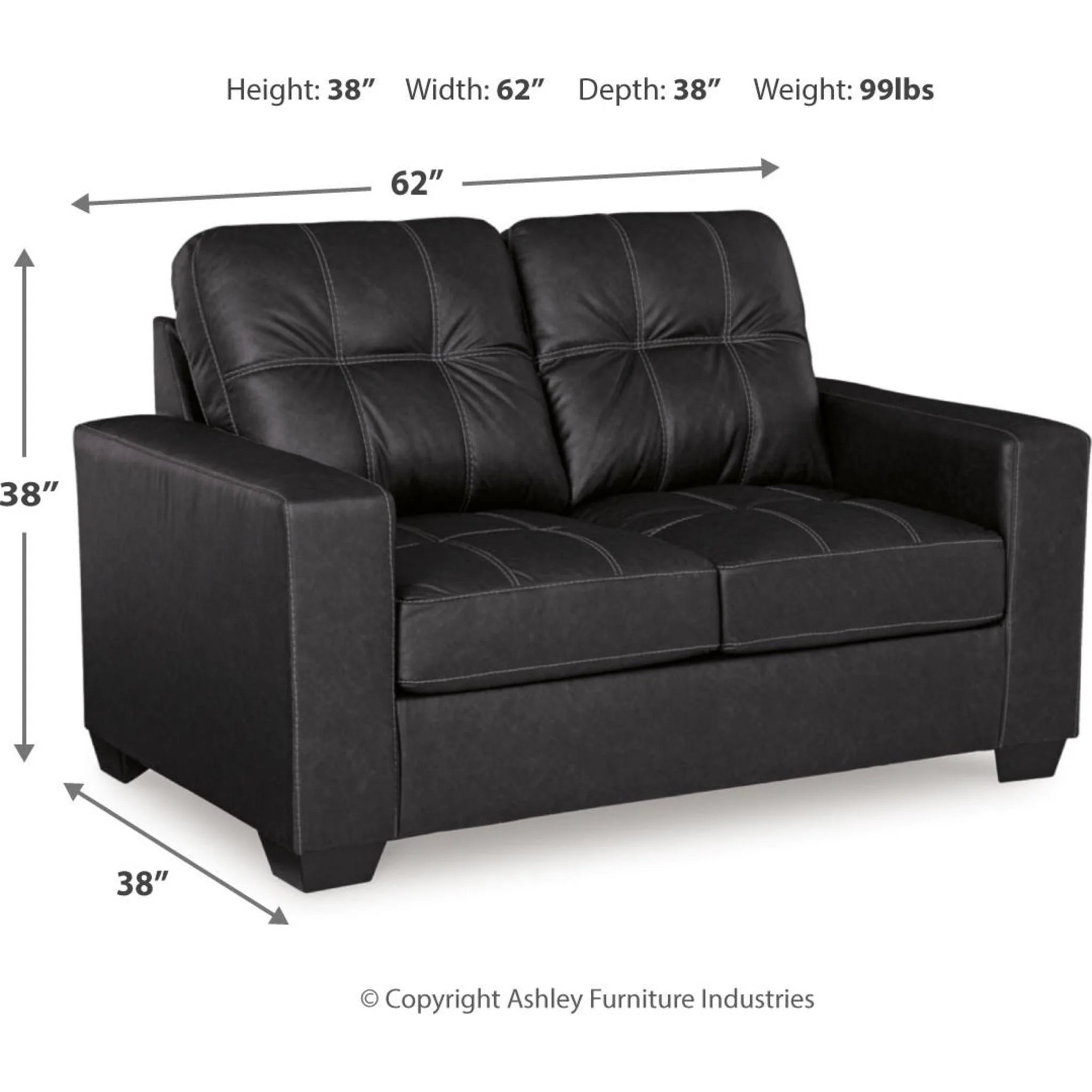 Barlin Mills Loveseat - Image 5