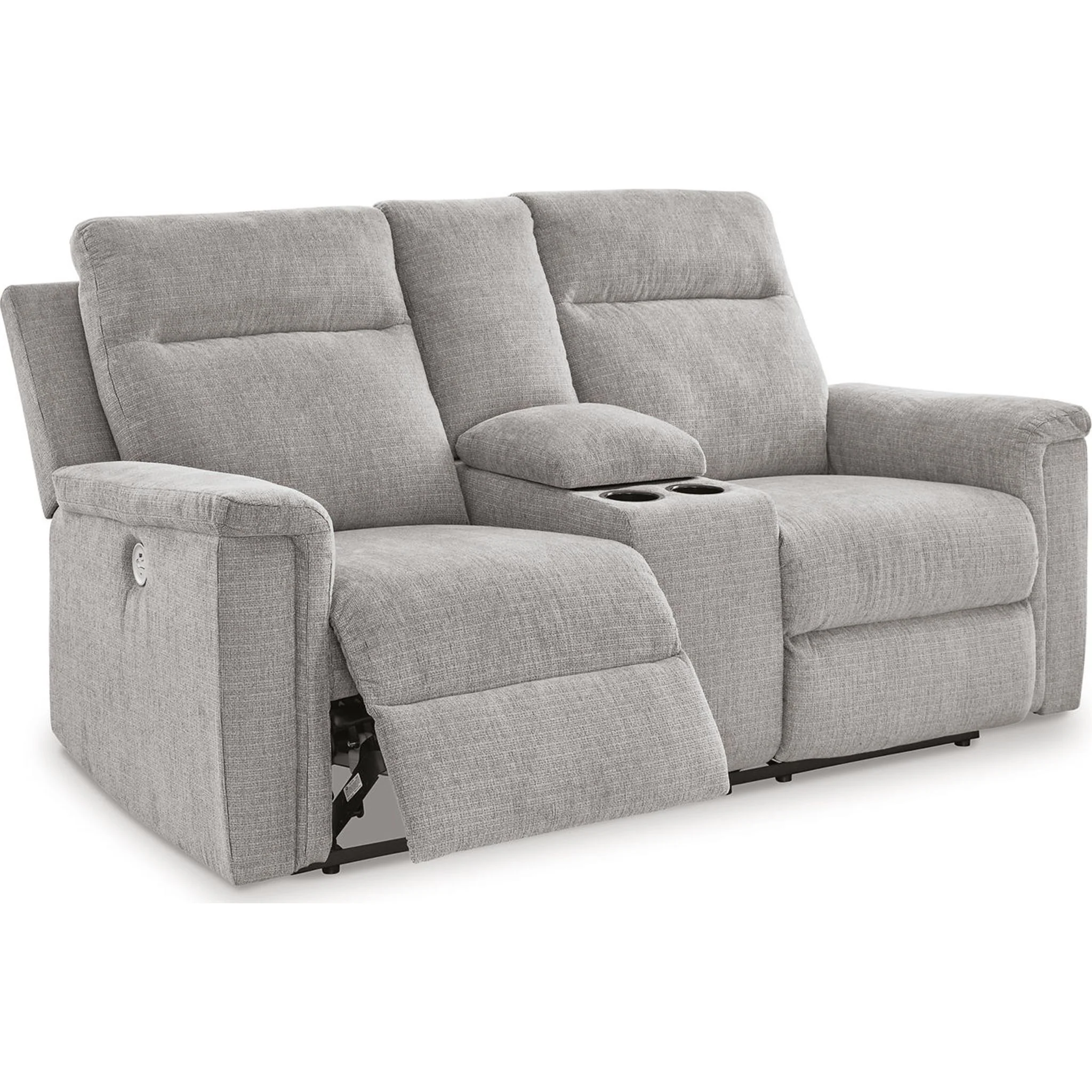 Barnsana Power Reclining Loveseat with Console - Image 13