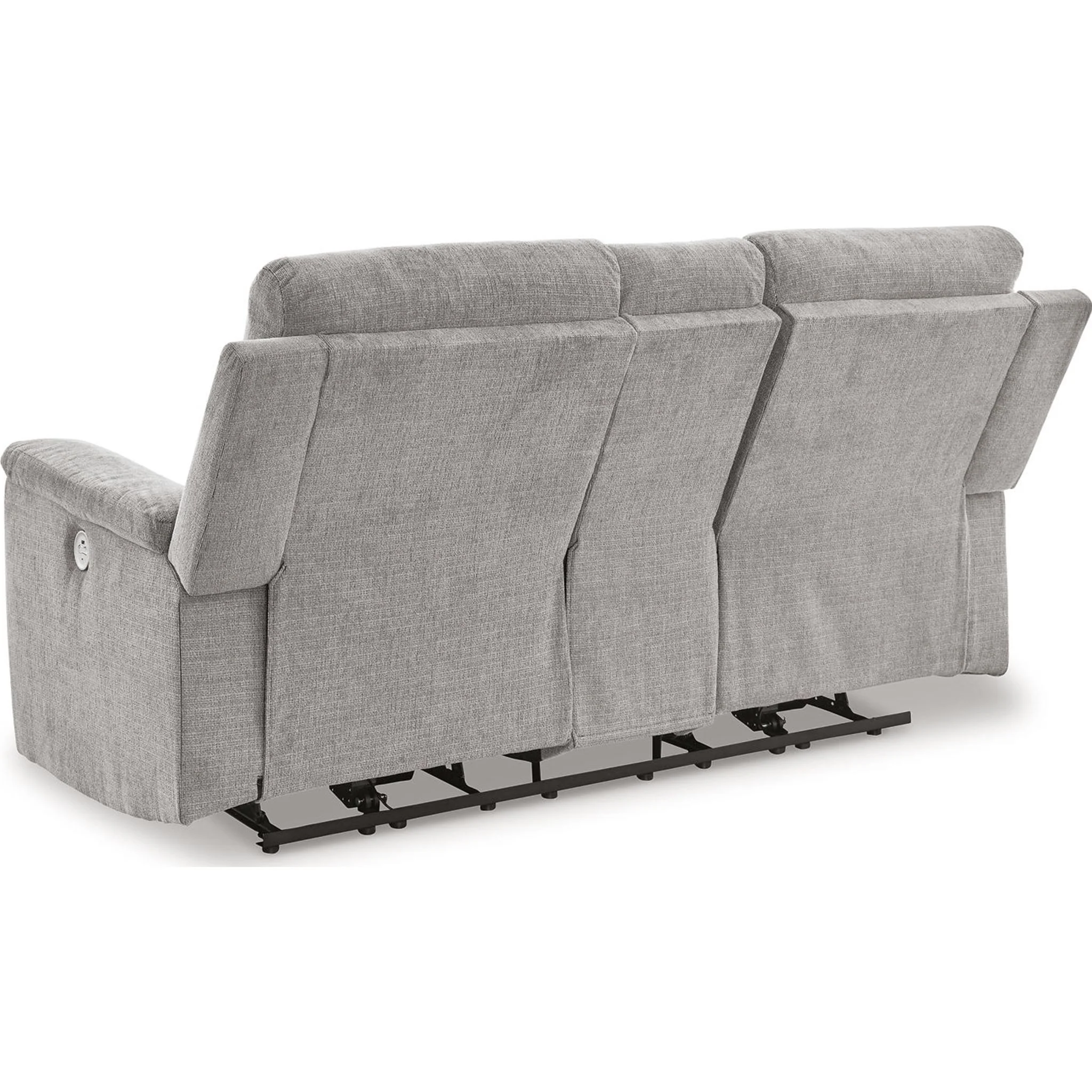 Barnsana Power Reclining Loveseat with Console - Image 14