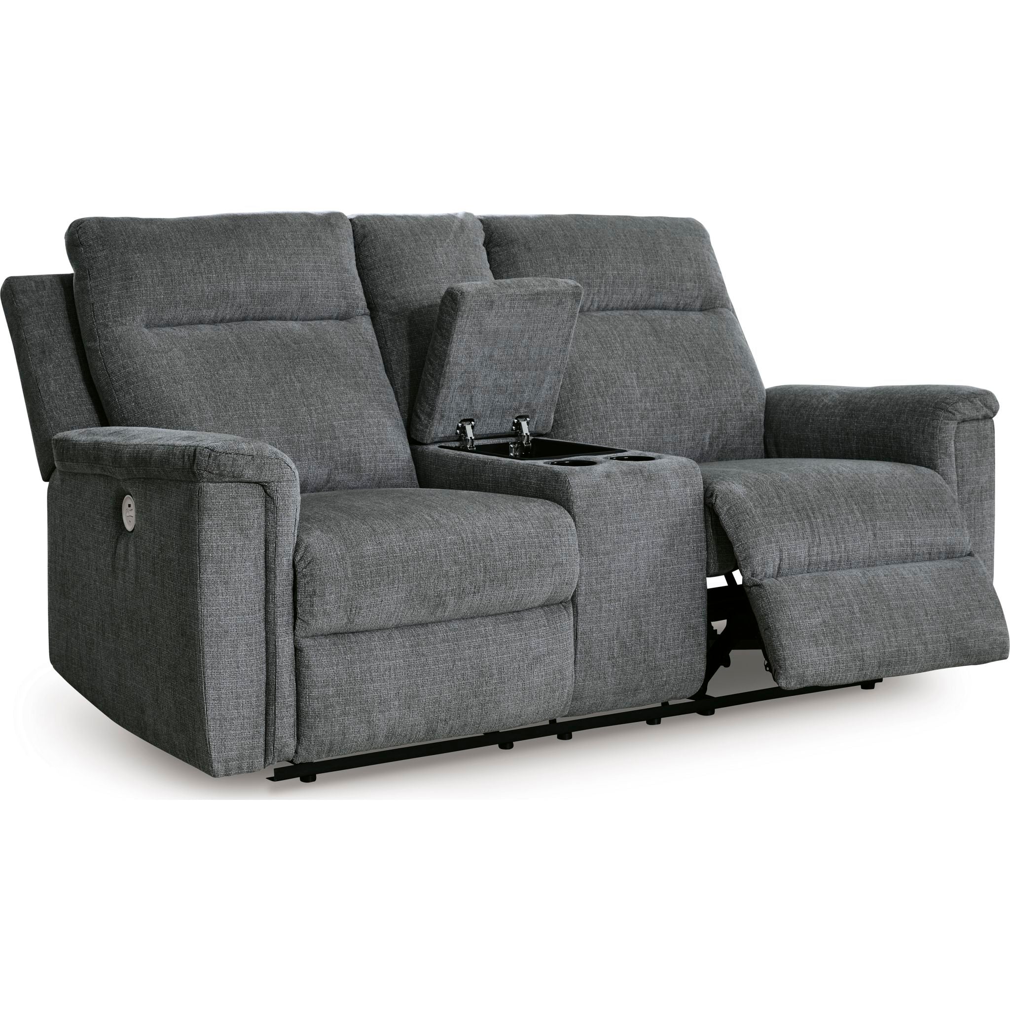 Barnsana Power Reclining Loveseat with Console - Image 21