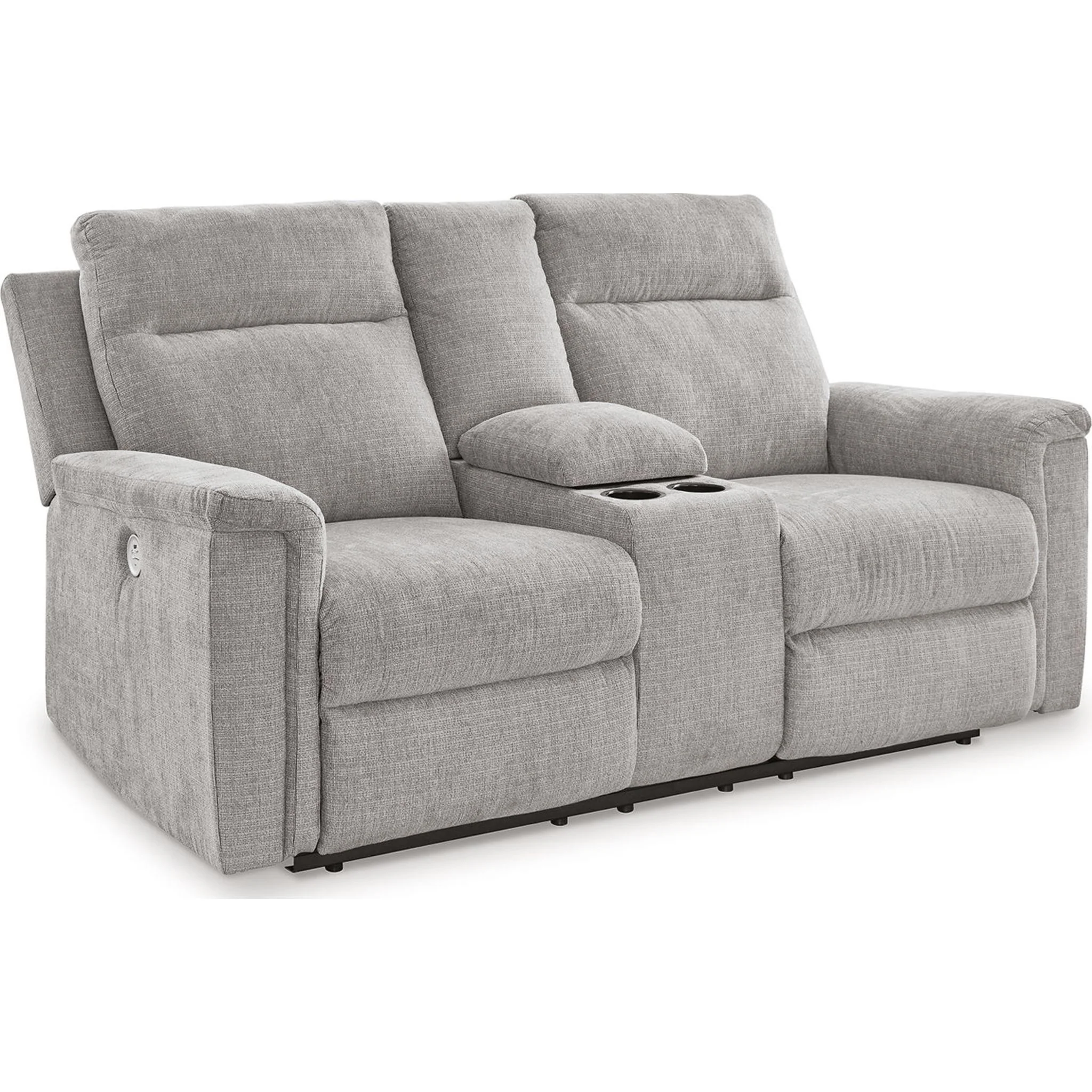 Barnsana Power Reclining Loveseat with Console - Image 4