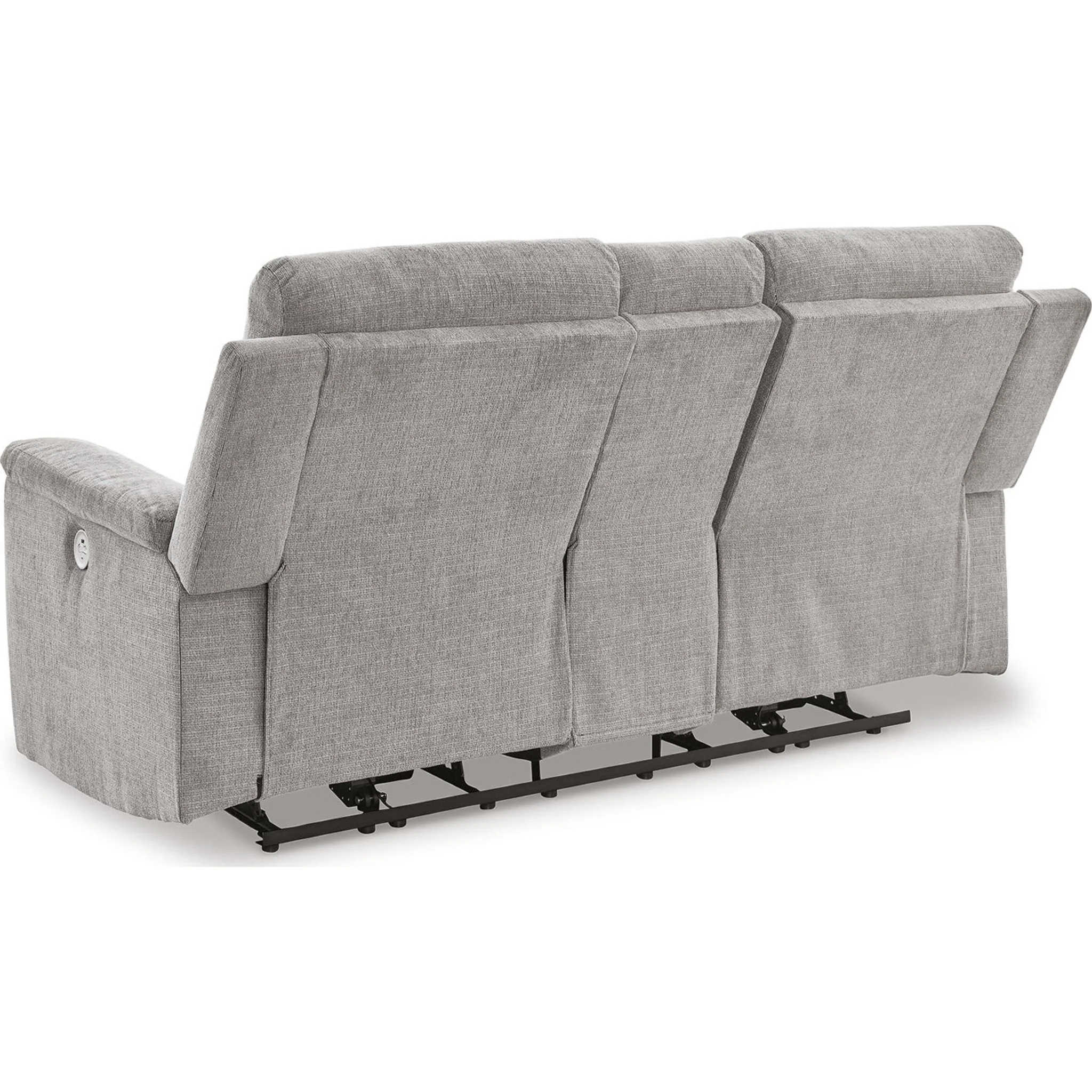 Barnsana Power Reclining Loveseat with Console - Image 5