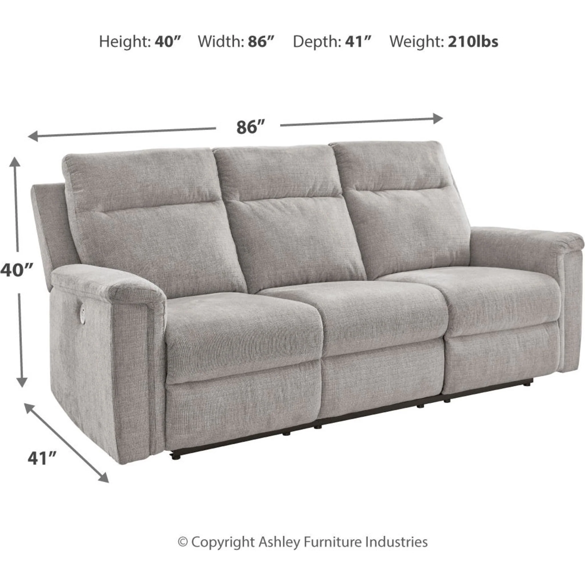 Barnsana Power Reclining Sofa - Image 36