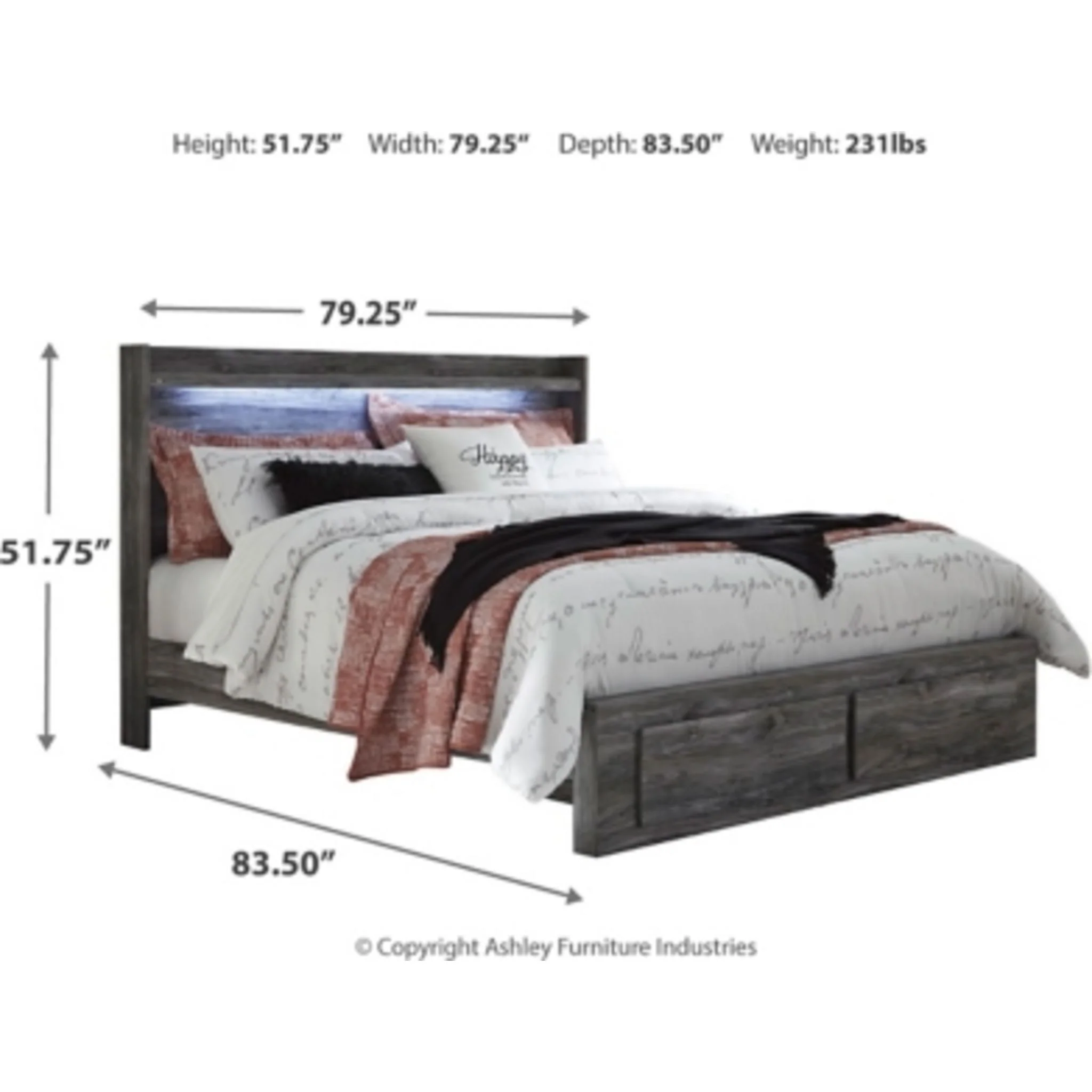 Baystorm 4 Piece Bedroom Package - Image 6