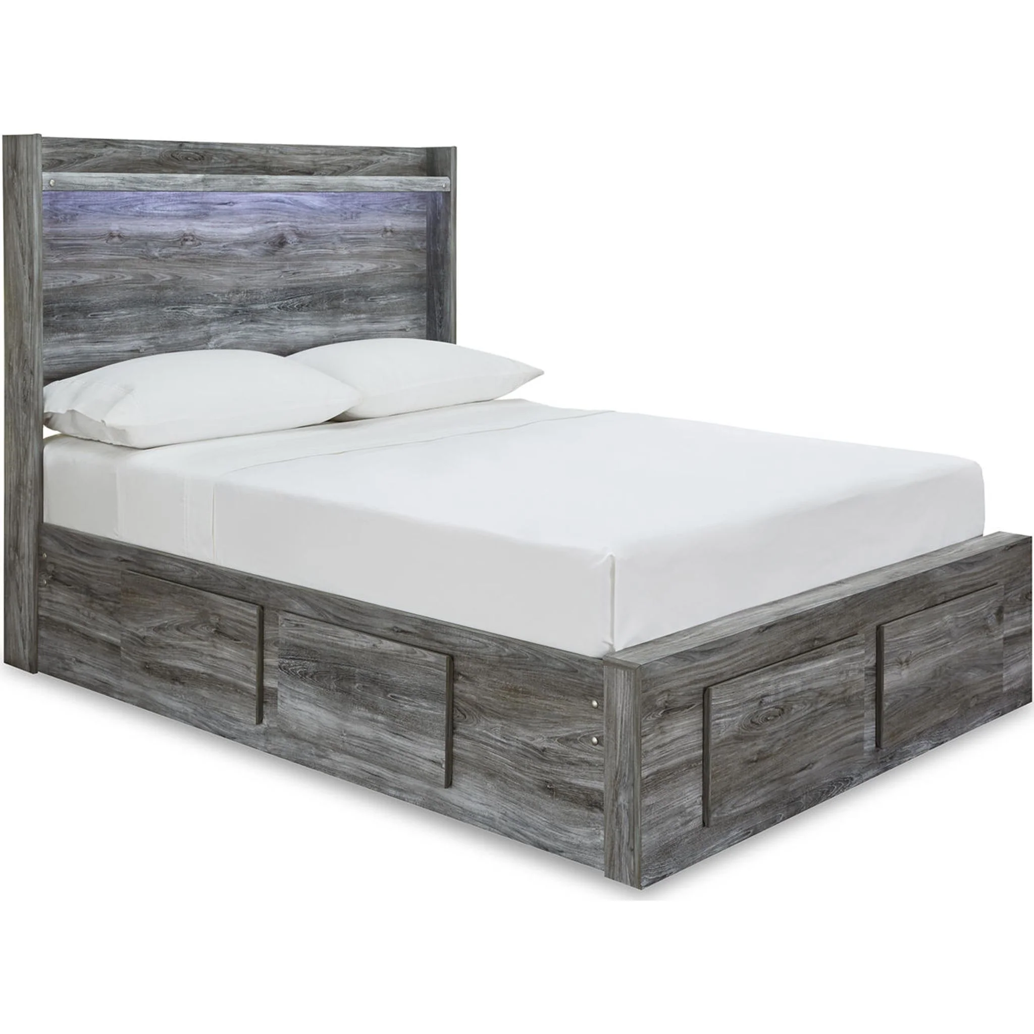 Baystorm 5 Piece Full Storage Bed - Gray - Image 5
