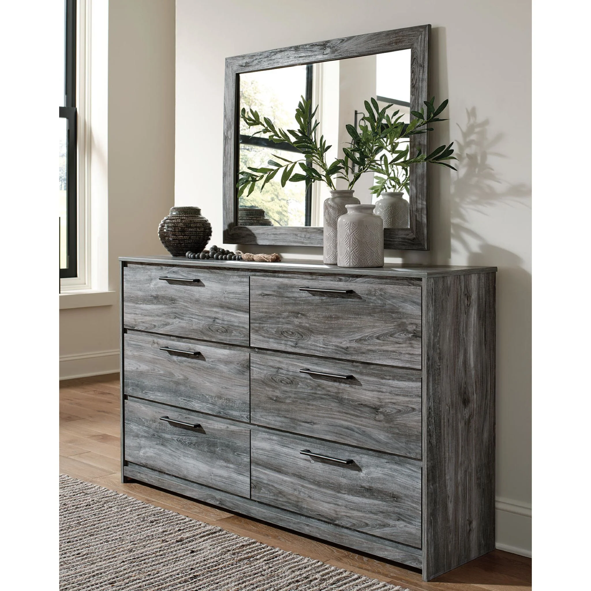 Baystorm 6 Piece Queen Bedroom - Gray - Image 2