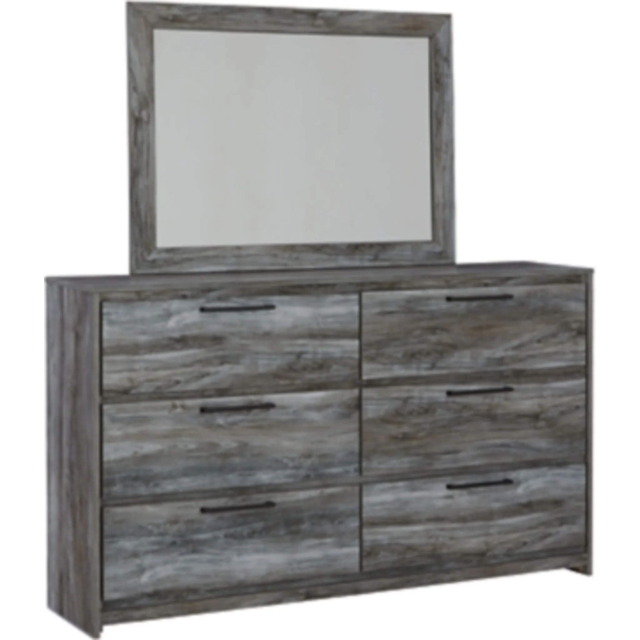 Baystorm Dresser and Mirror - Gray - Image 8