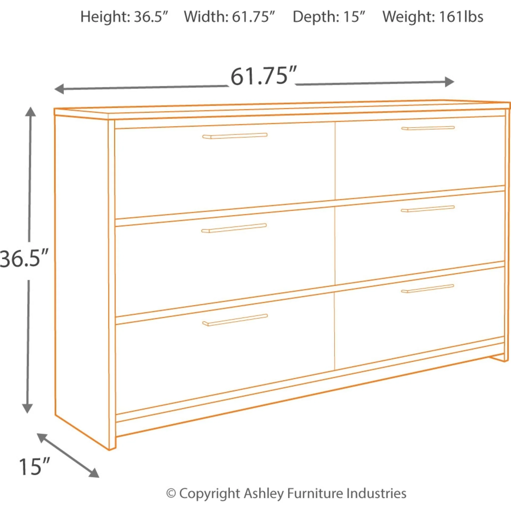 Baystorm Dresser - Gray - Image 25