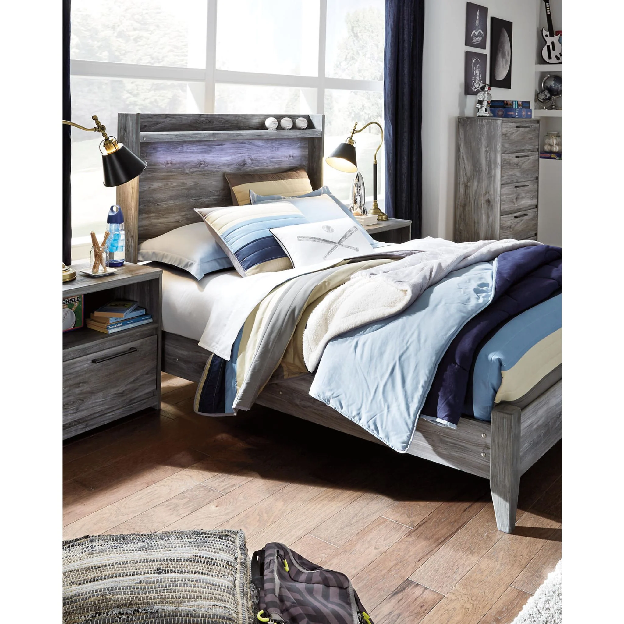 Baystorm Full Panel Bed - Gray - Image 26