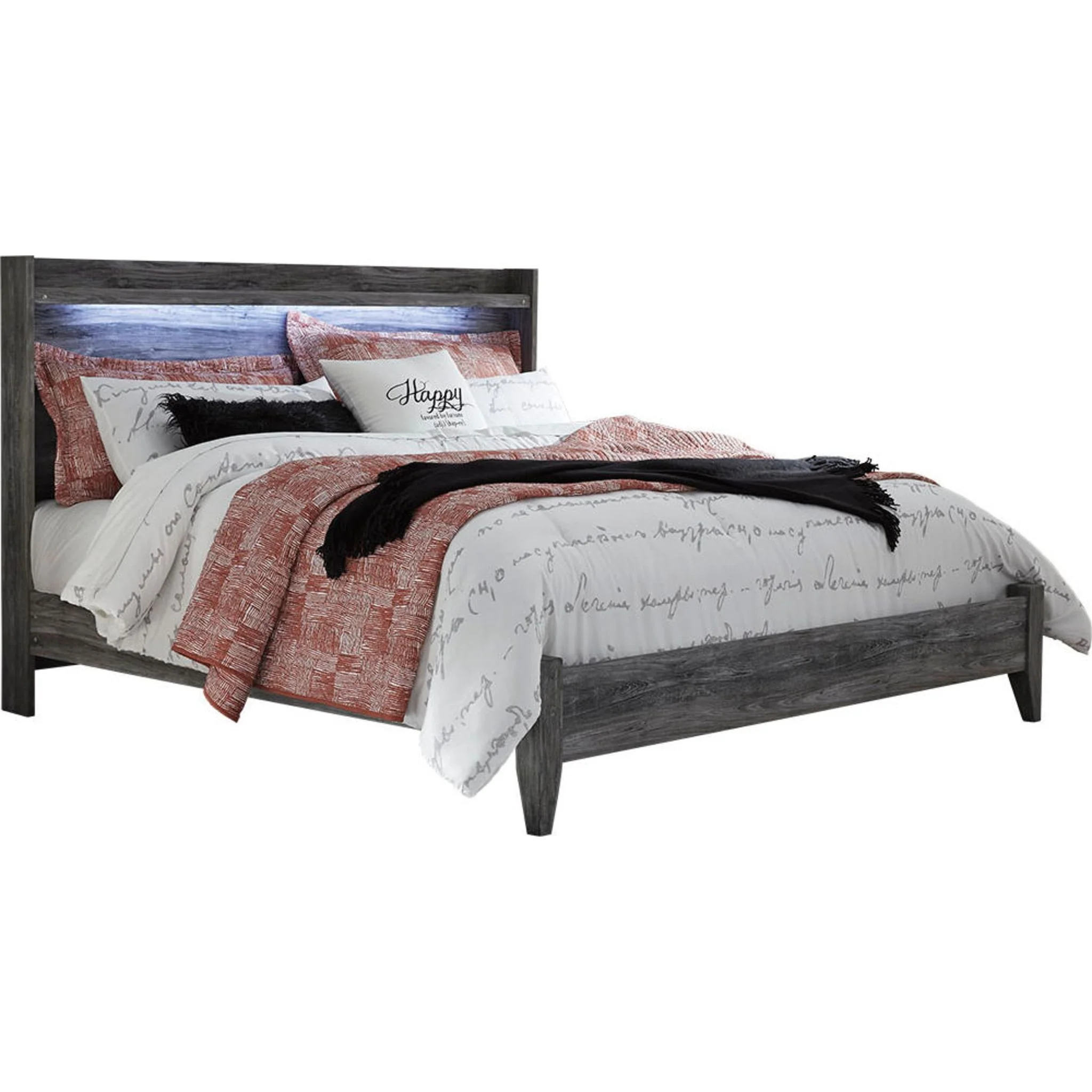 Baystorm King Panel Bed - Grey - Image 6
