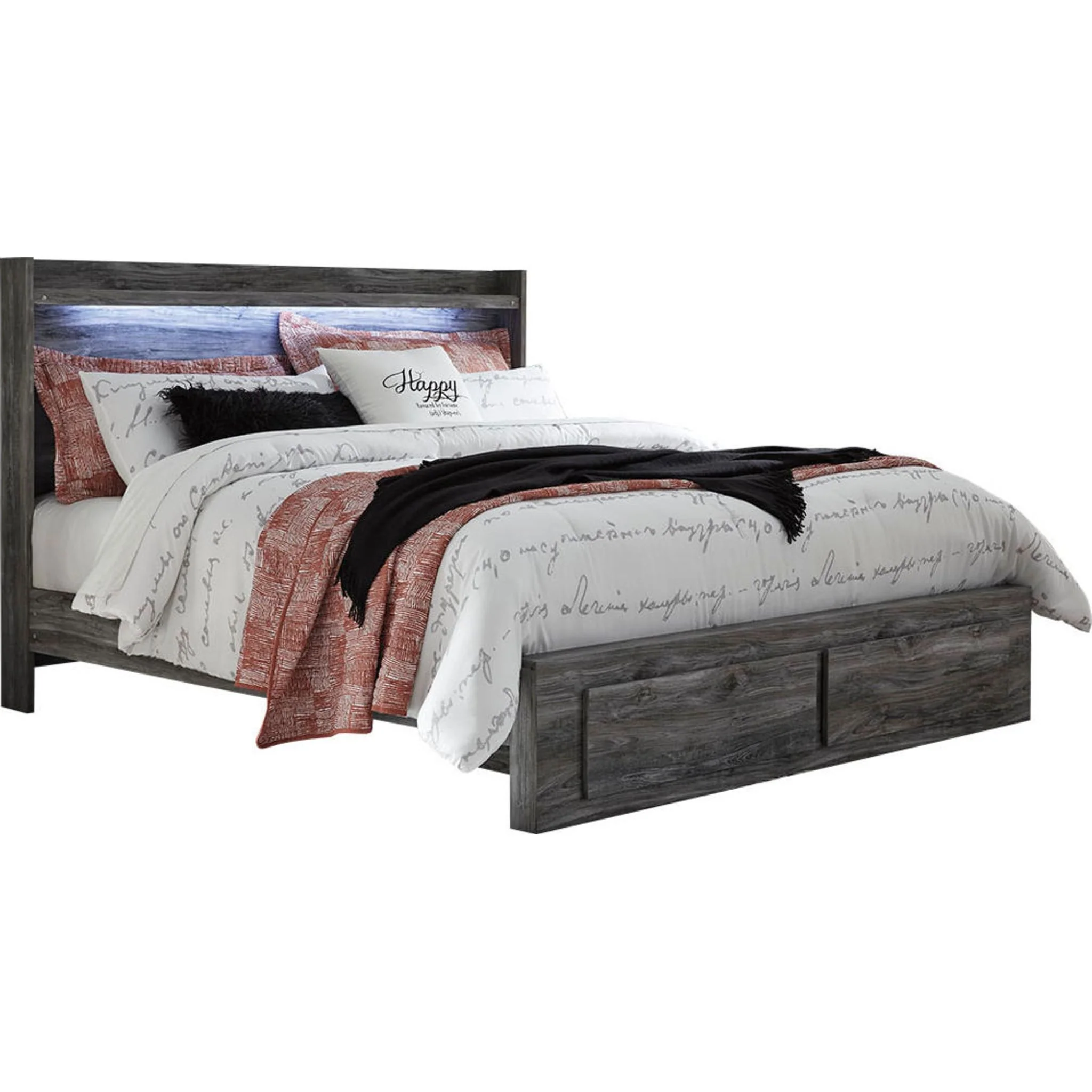 Baystorm King Storage Bed - Gray - Image 7