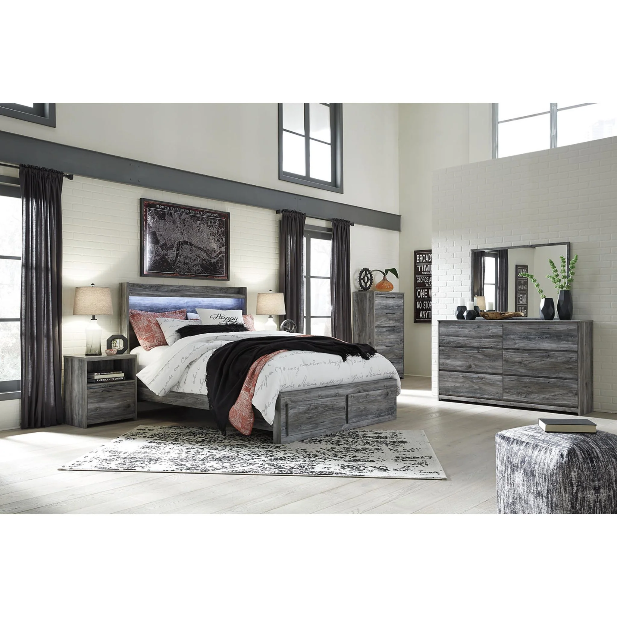 Baystorm Nightstand - Gray - Image 11