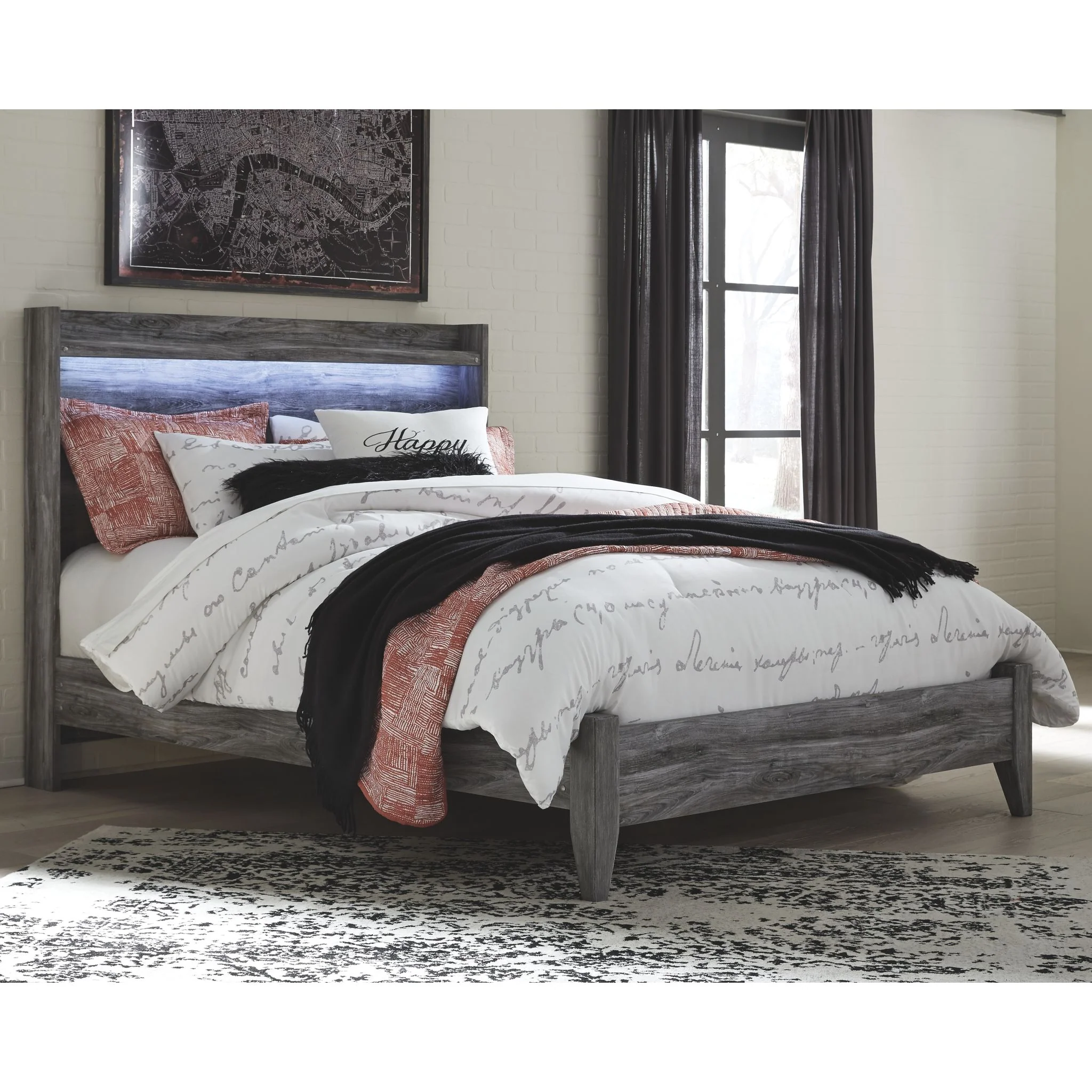 Baystorm Panel Bed - Gray - Image 2