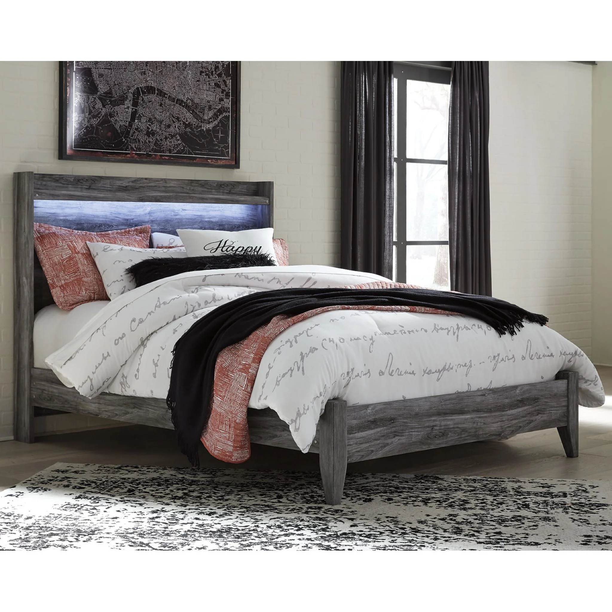 Baystorm Panel Bed - Gray - Image 6