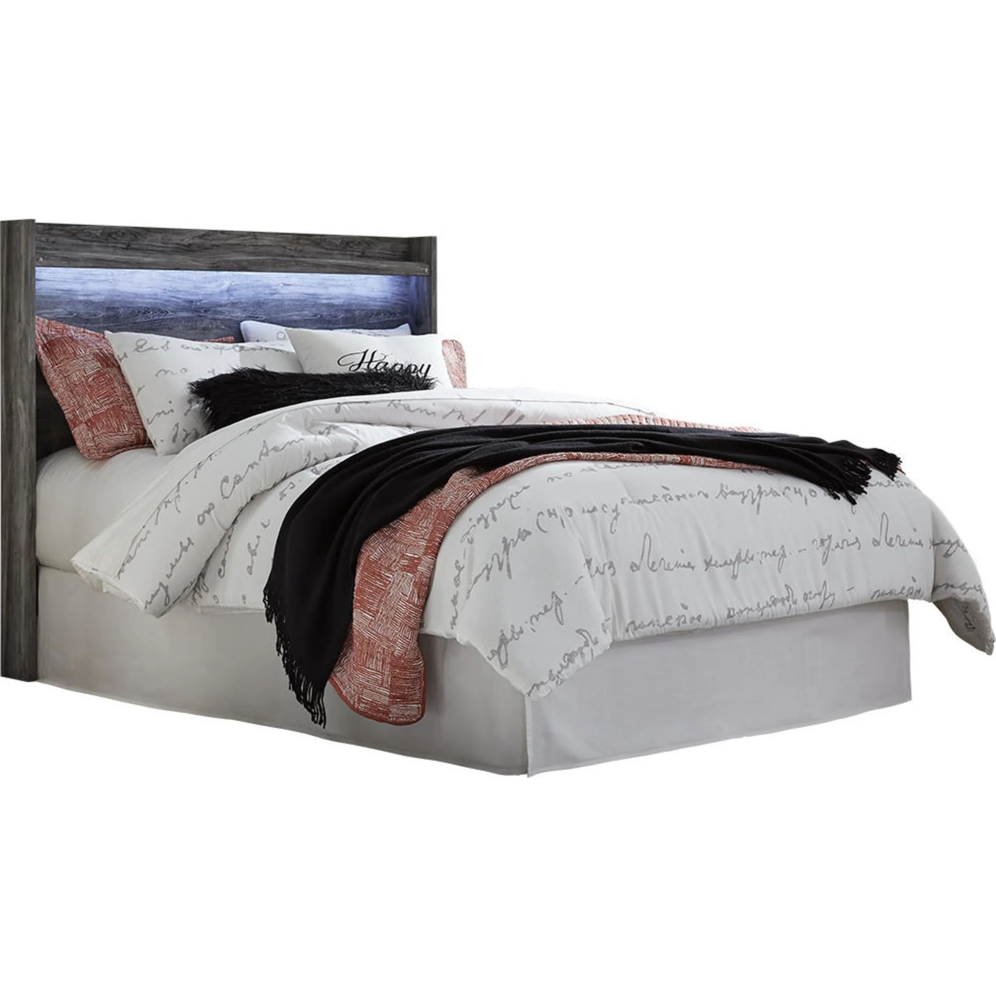 Baystorm Queen Panel Headboard - Grey - Image 9