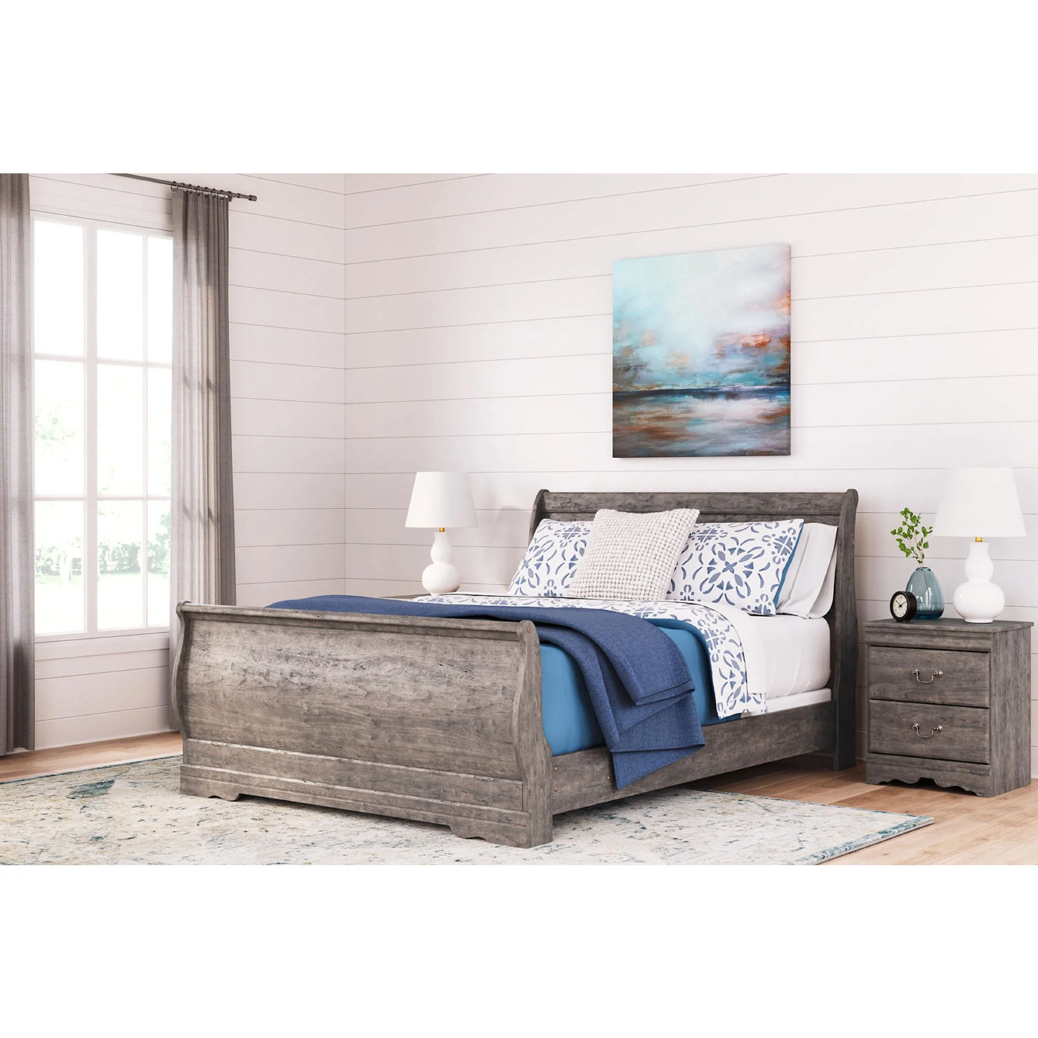 Bayzor 4 Piece Bedroom Package - Gray - Image 22