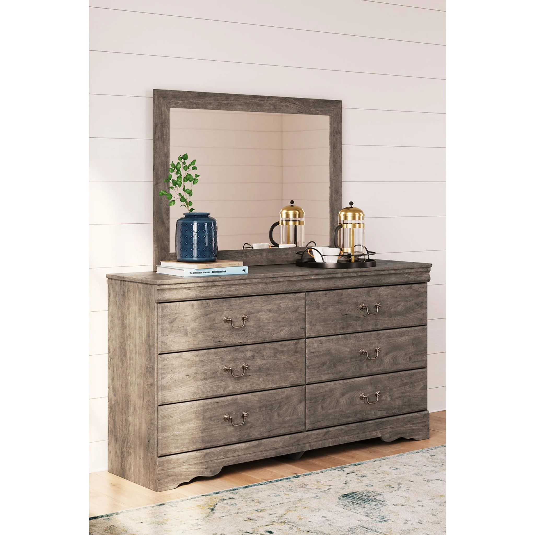 Bayzor 5 Piece Full Bedroom - Gray - Image 11