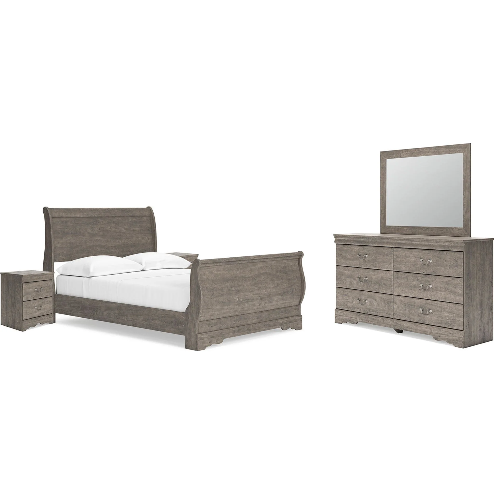 Bayzor 5 Piece King Bedroom - Gray - Image 10
