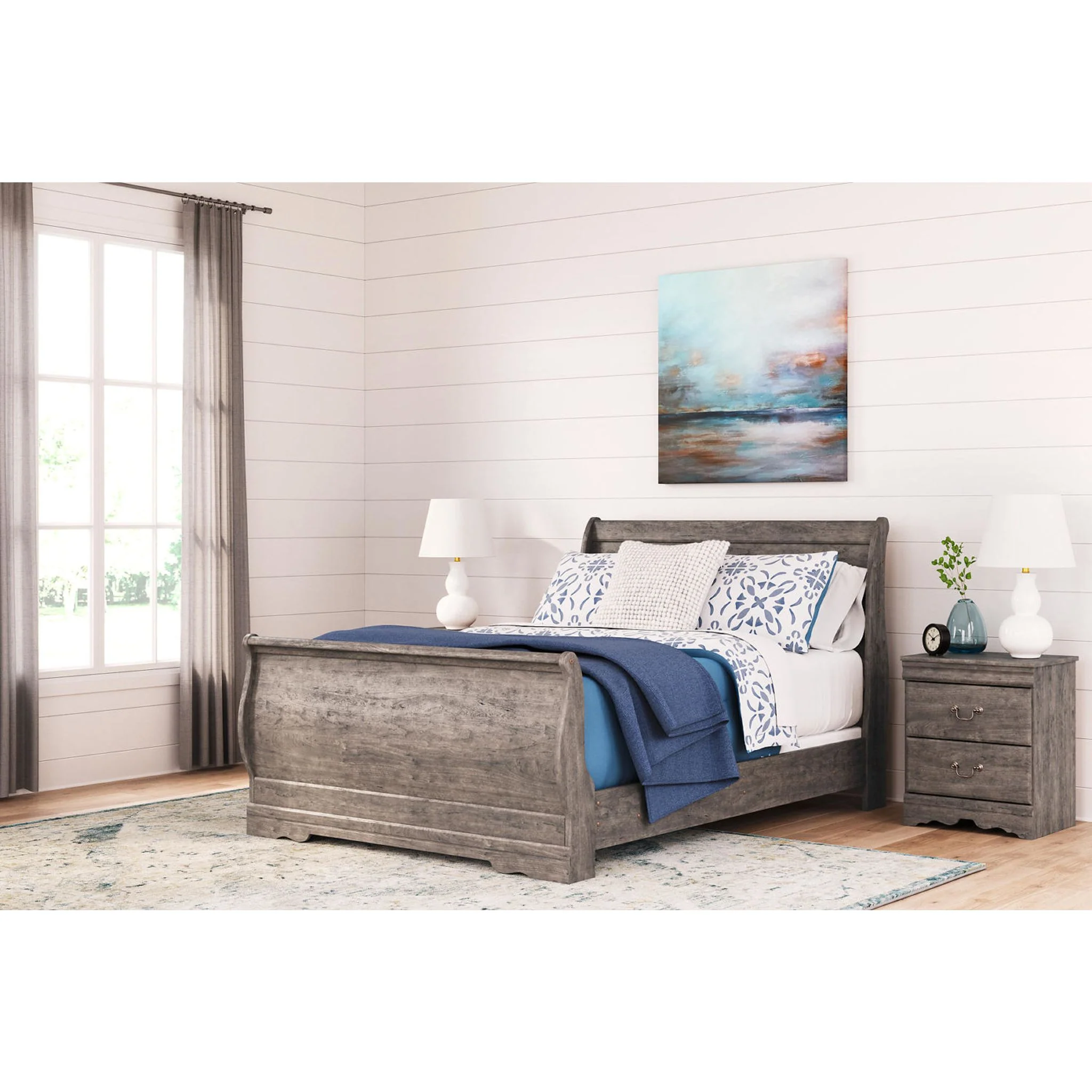 Bayzor 5 Piece King Bedroom - Gray - Image 19