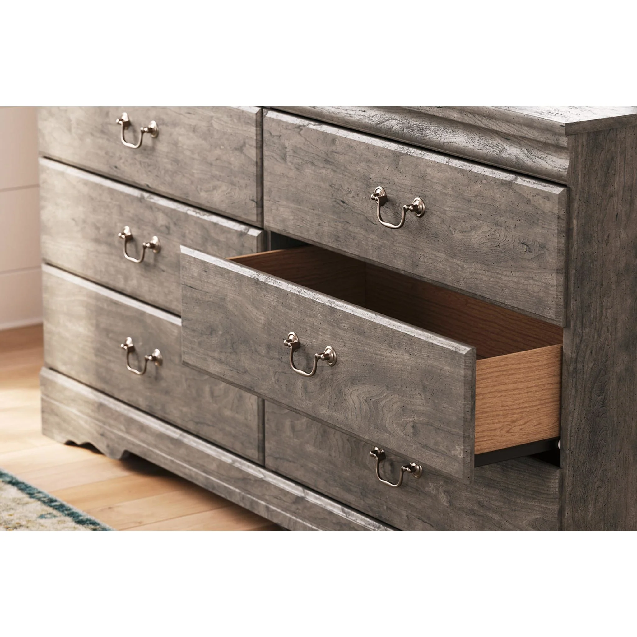 Bayzor 5 Piece King Panel Bedroom - Gray - Image 3
