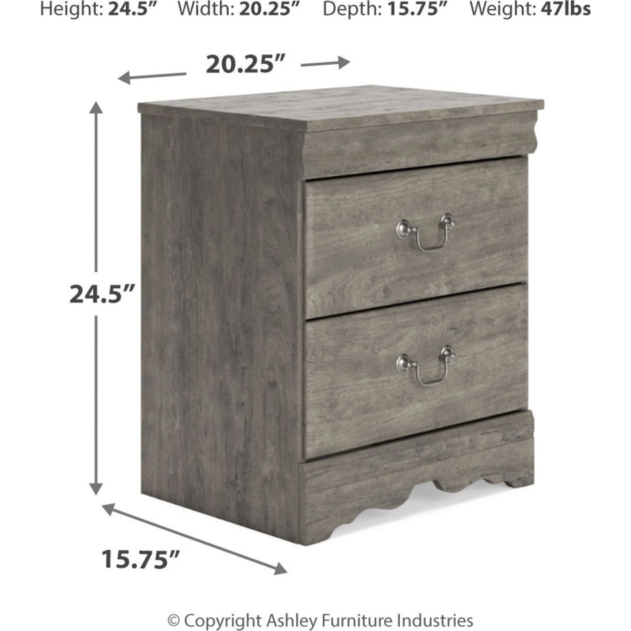Bayzor 7 Piece Bedroom Package - Gray - Image 25