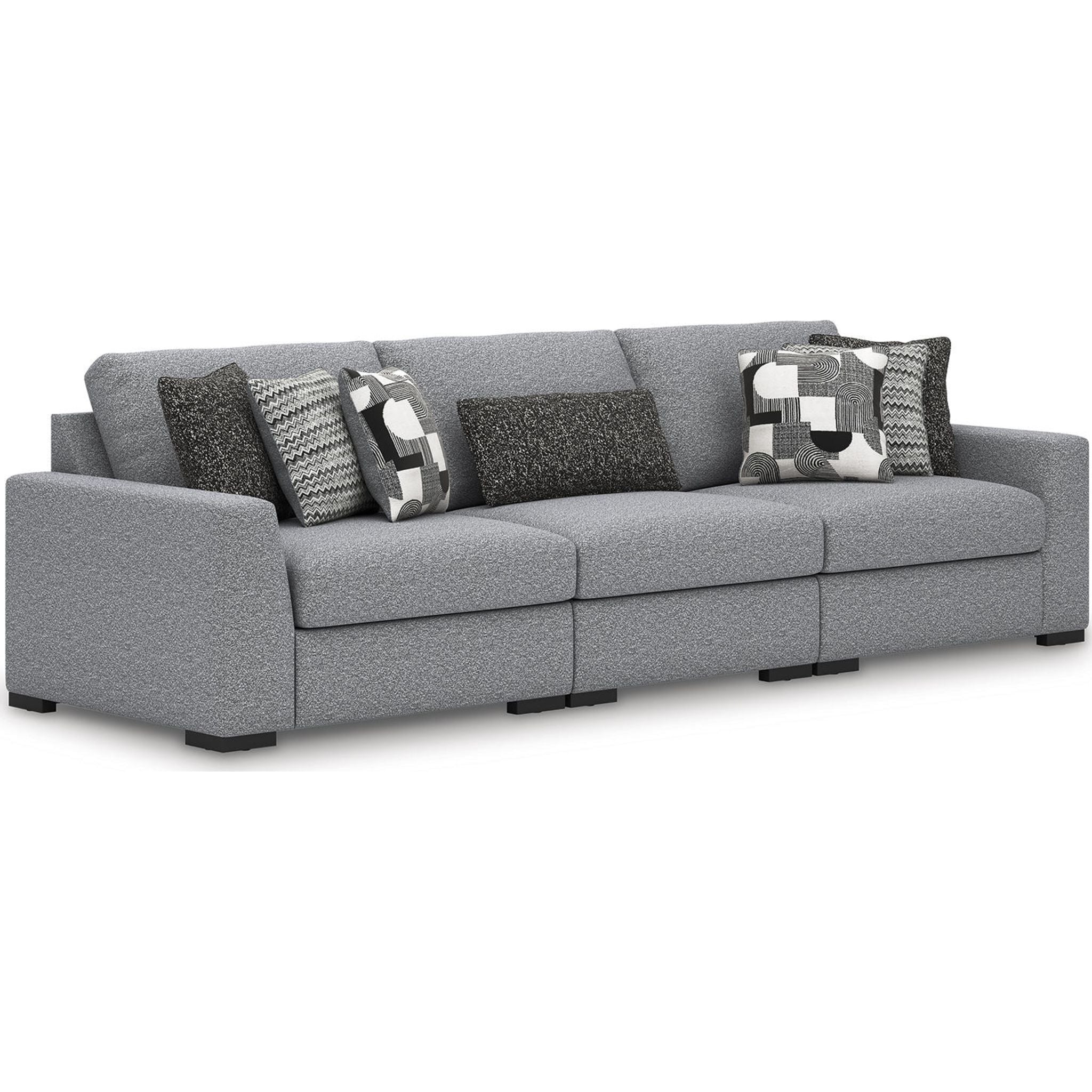 Bealton 3 Piece Sectional - Salt and Pepper - Image 3