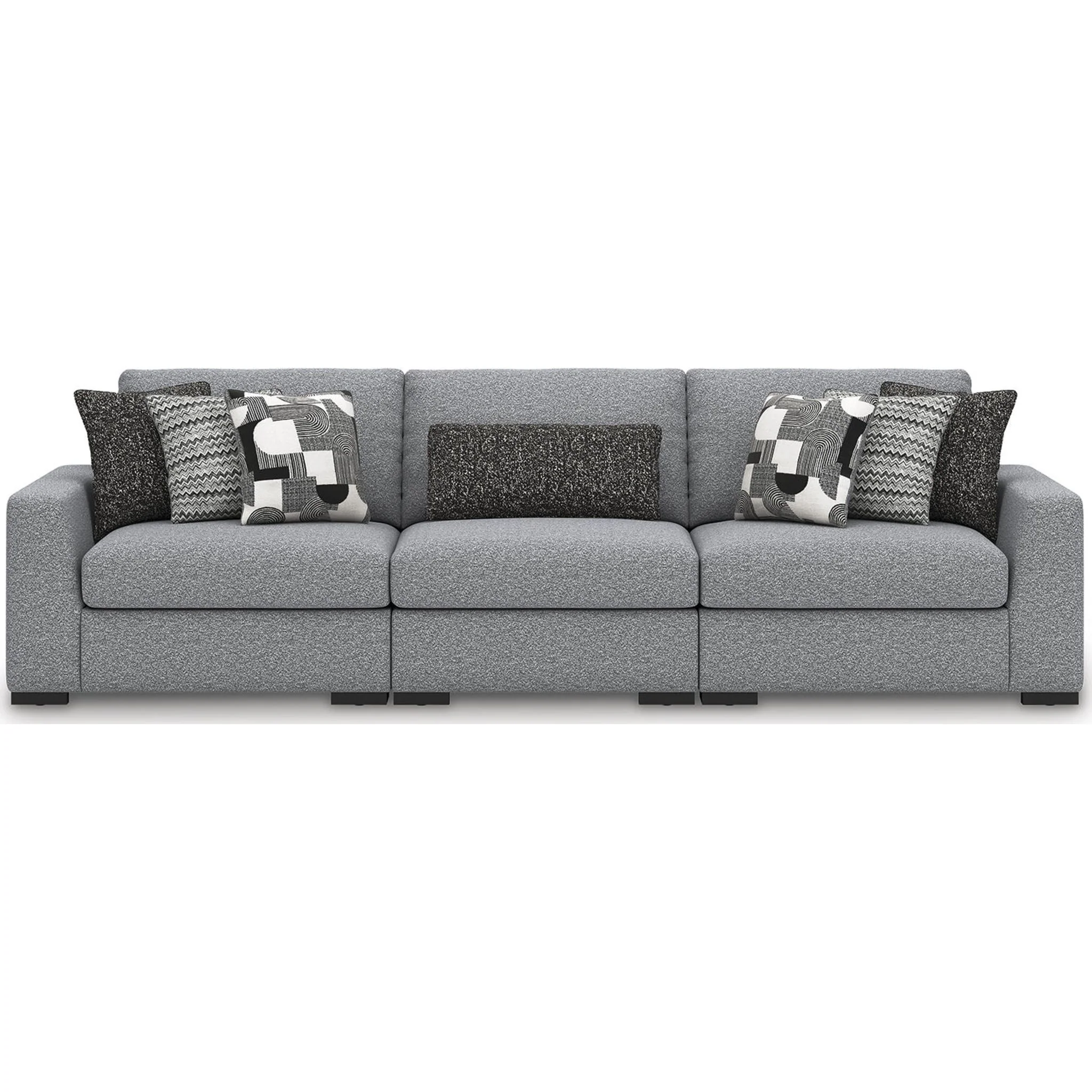 Bealton 3 Piece Sectional - Salt and Pepper - Image 4