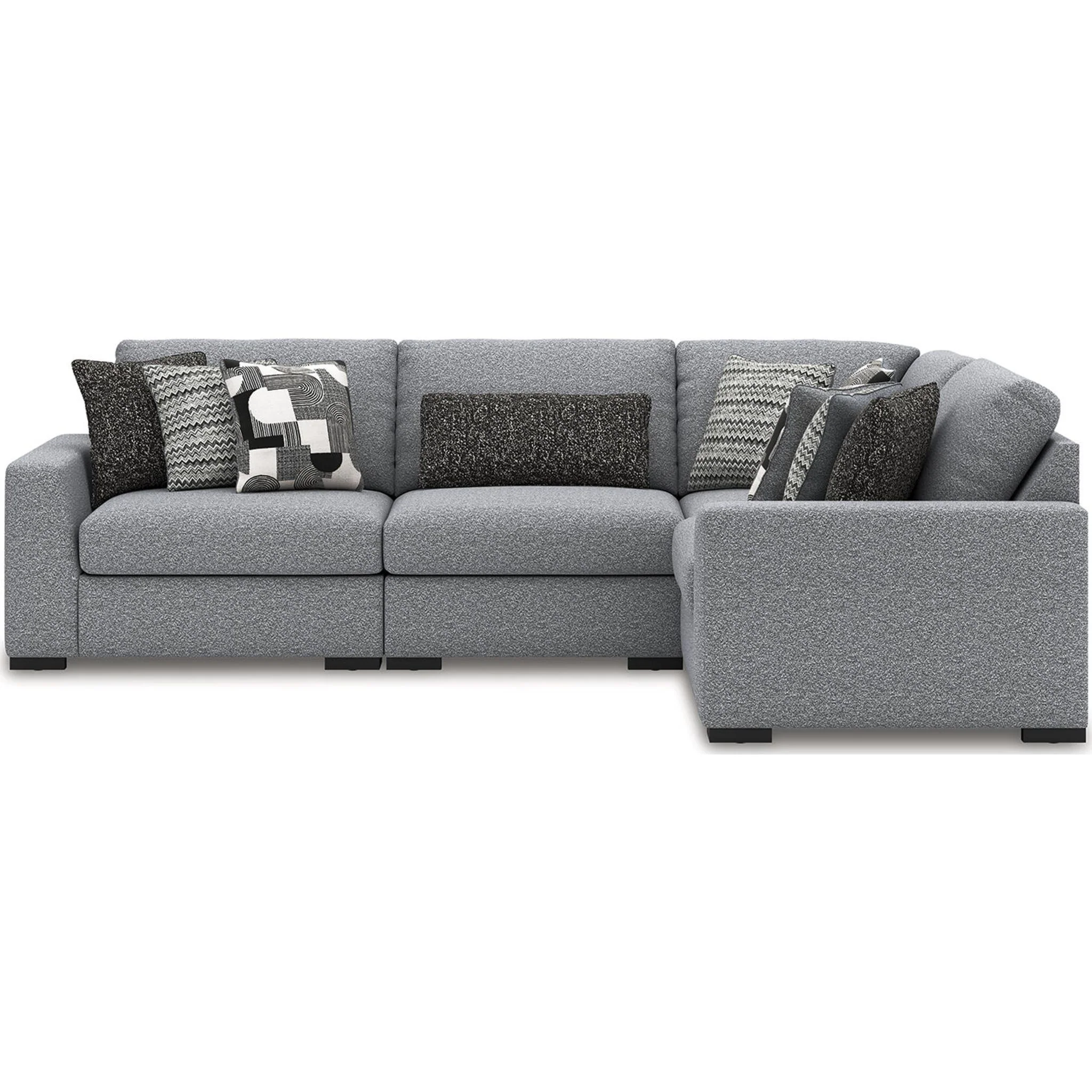 Bealton 4 Piece Sectional - Salt and Pepper - Image 4