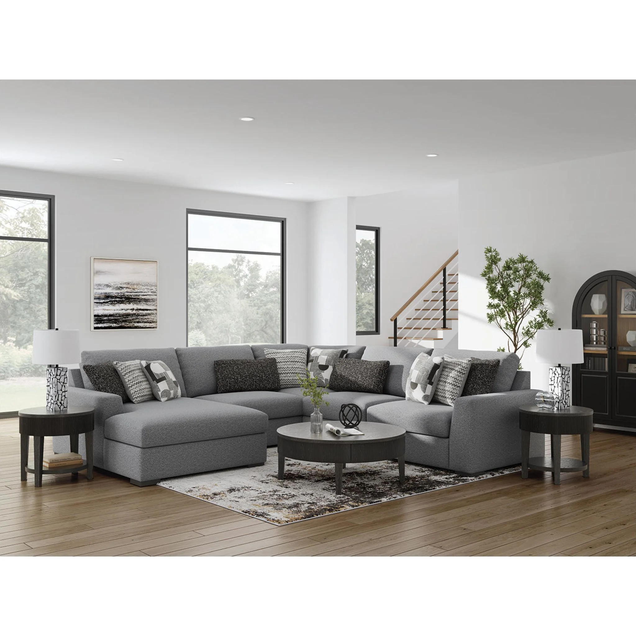 Bealton 5 Piece Sectional with Chaise - Image 7