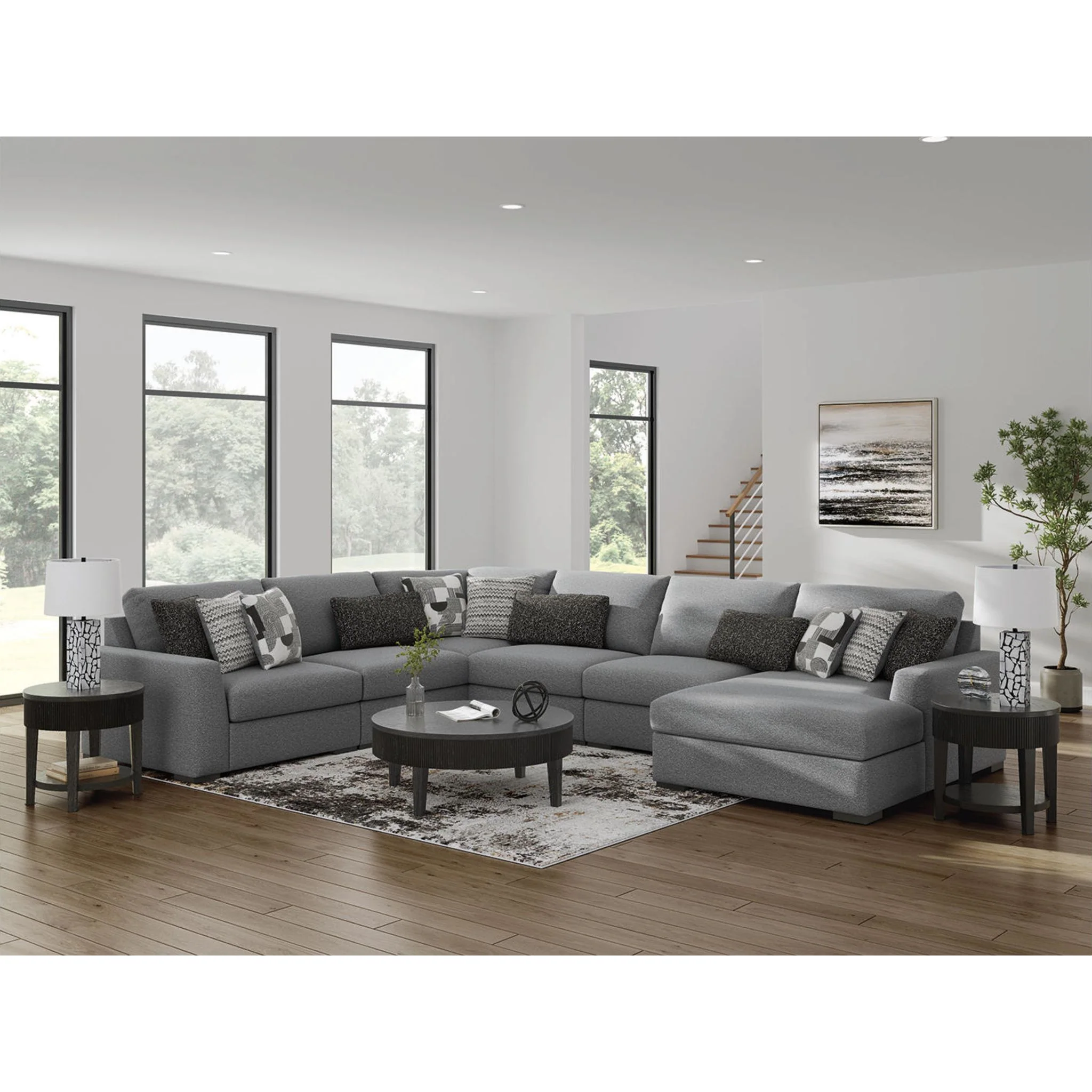 Bealton 6 Piece Sectional with Chaise - Image 2