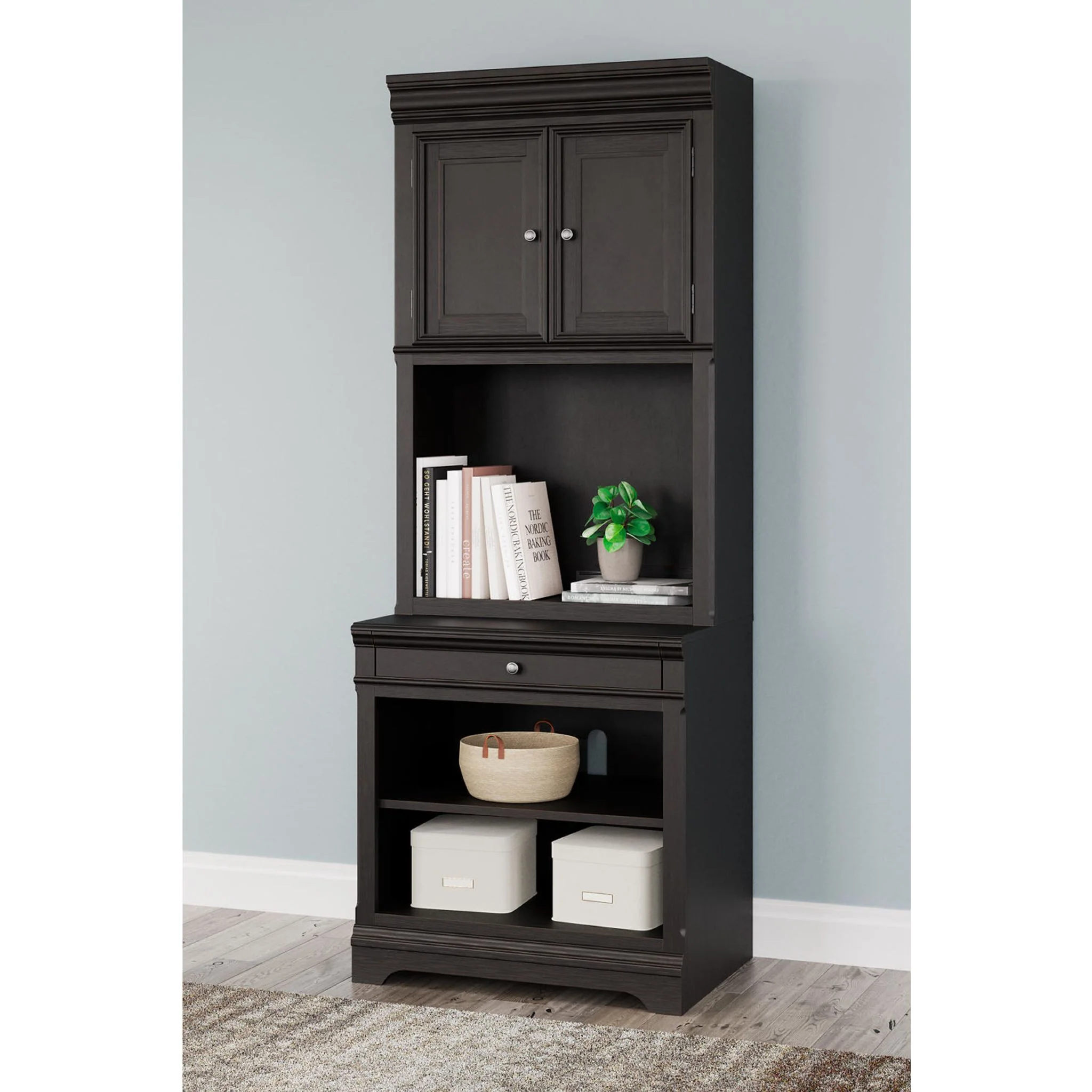 Beckincreek Bookcase - Black - Image 2