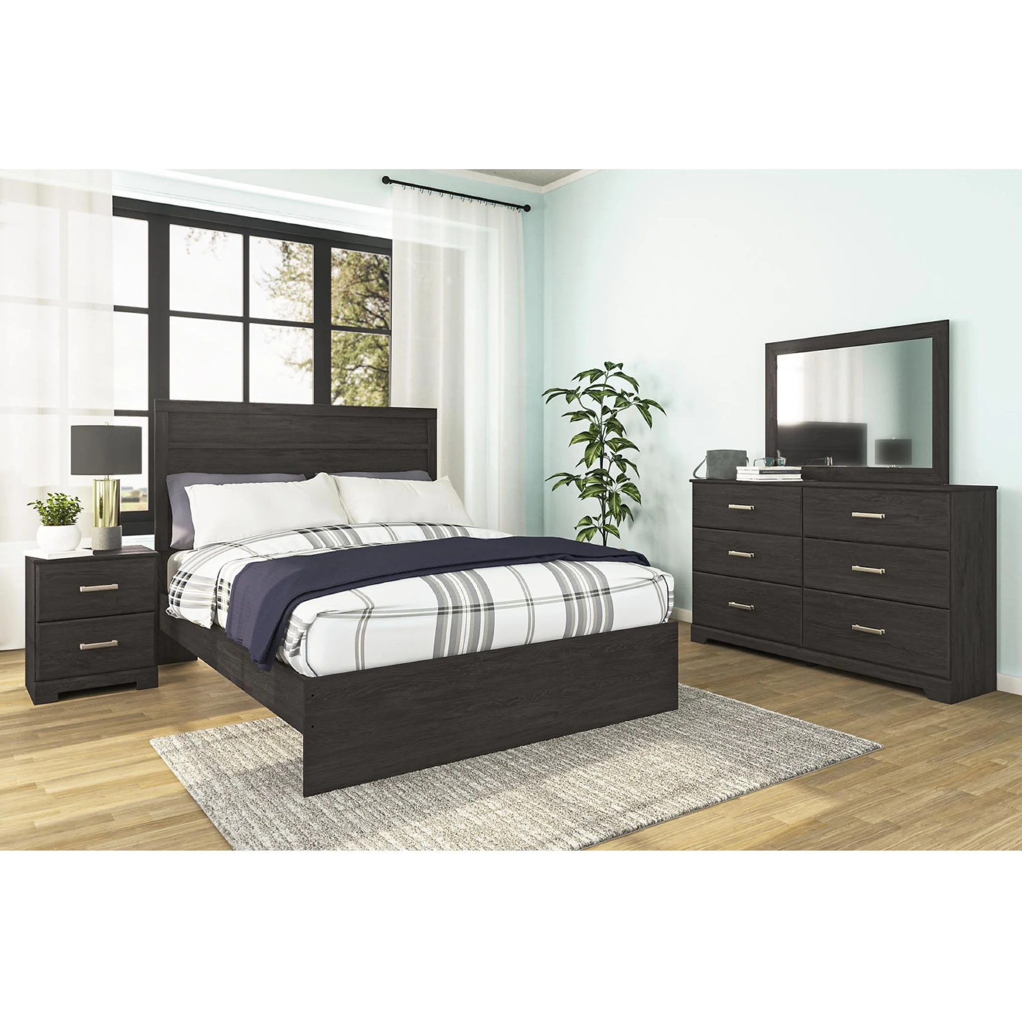 Belachime Nightstand - Black - Image 12