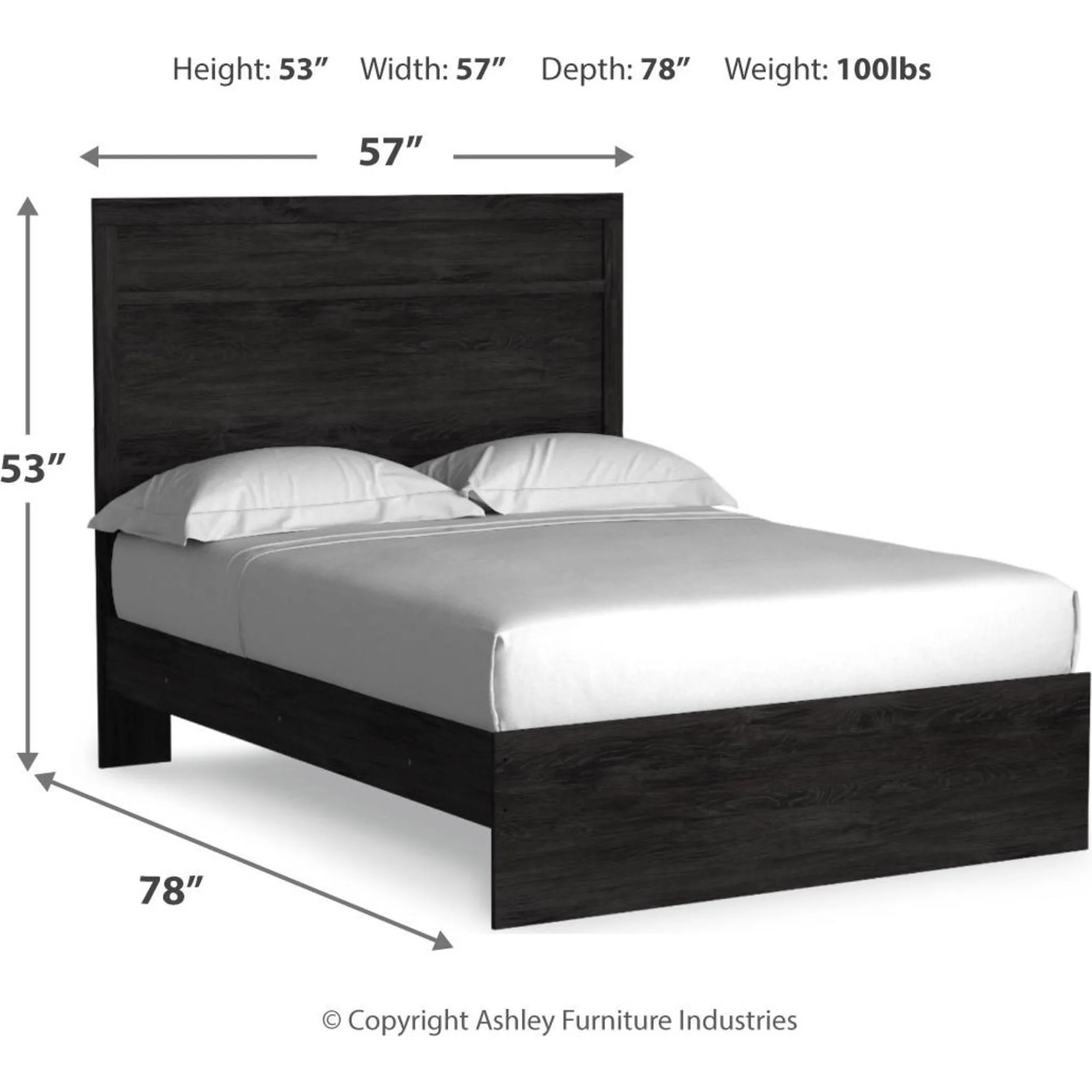 Belachime 6 Piece Panel Bedroom - Black - Image 15